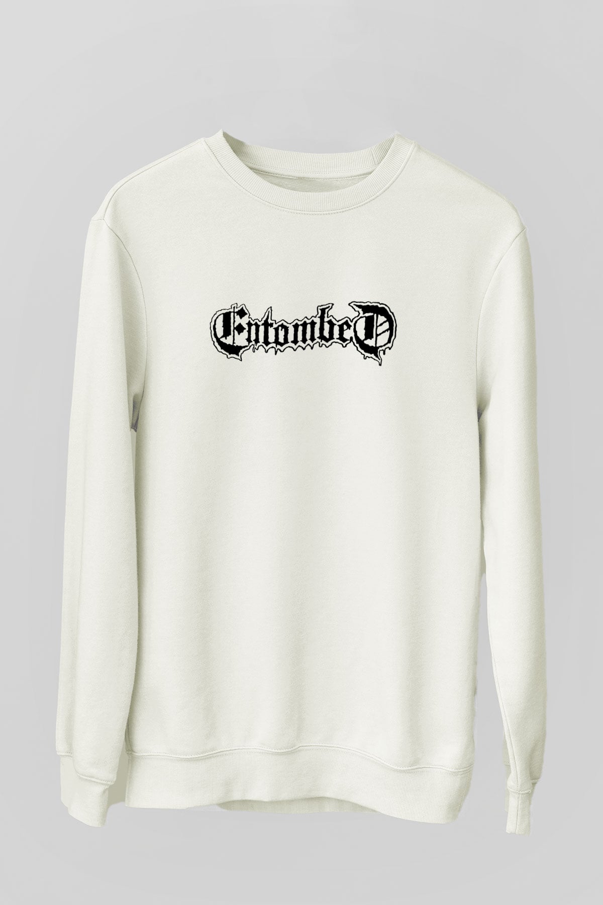 Entombed Beyaz Unisex Sweatshirt
