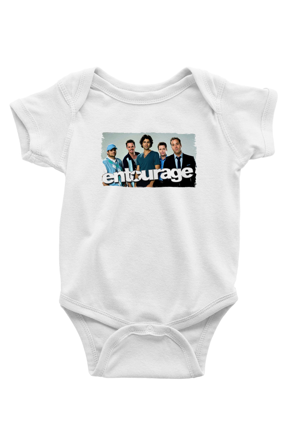Entourage Beyaz Bebek Body - Zıbın