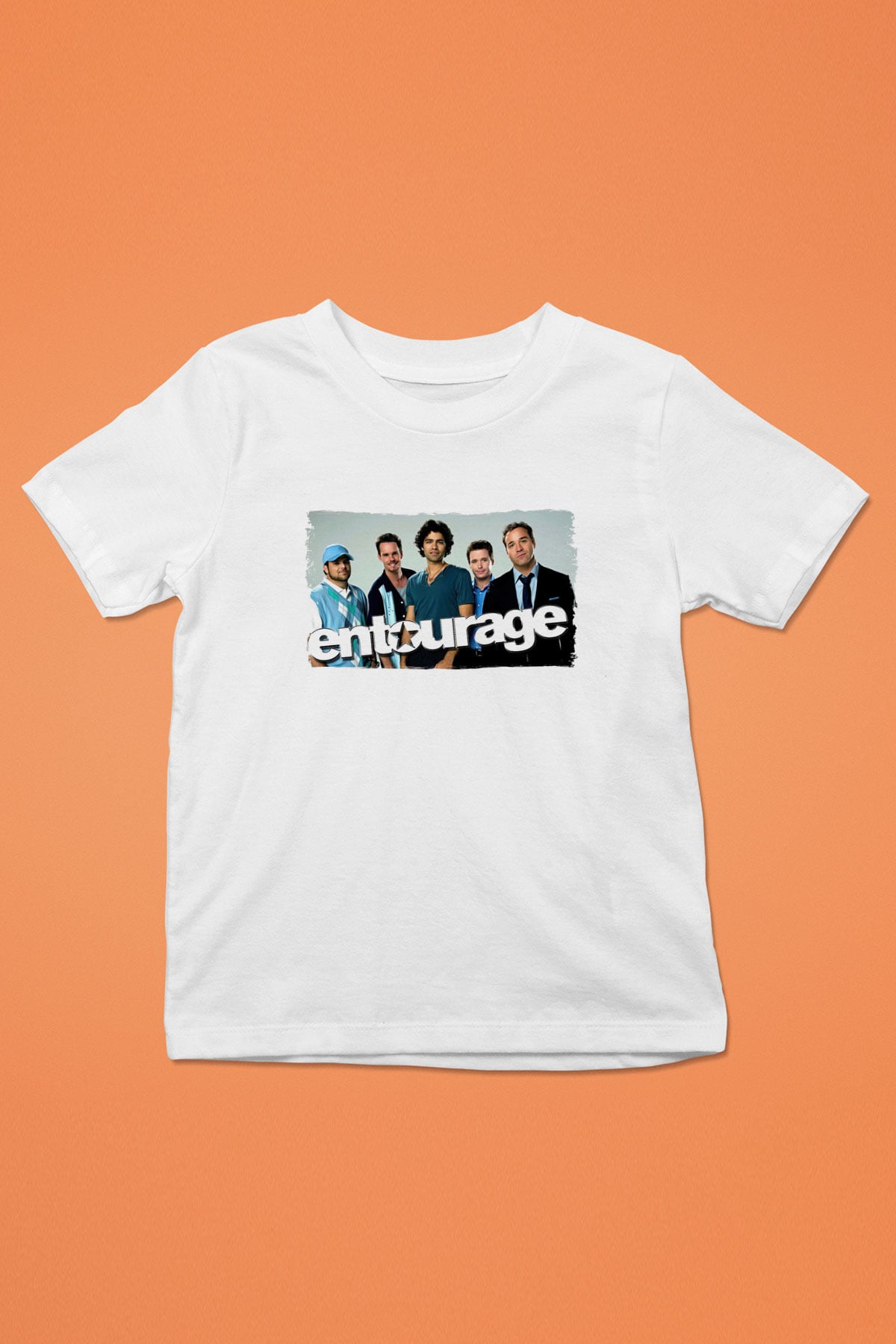 Entourage Beyaz Unisex Çocuk Tişört