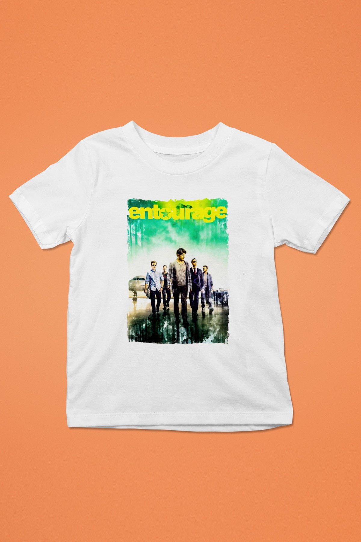 Entourage Beyaz Unisex Çocuk Tişört