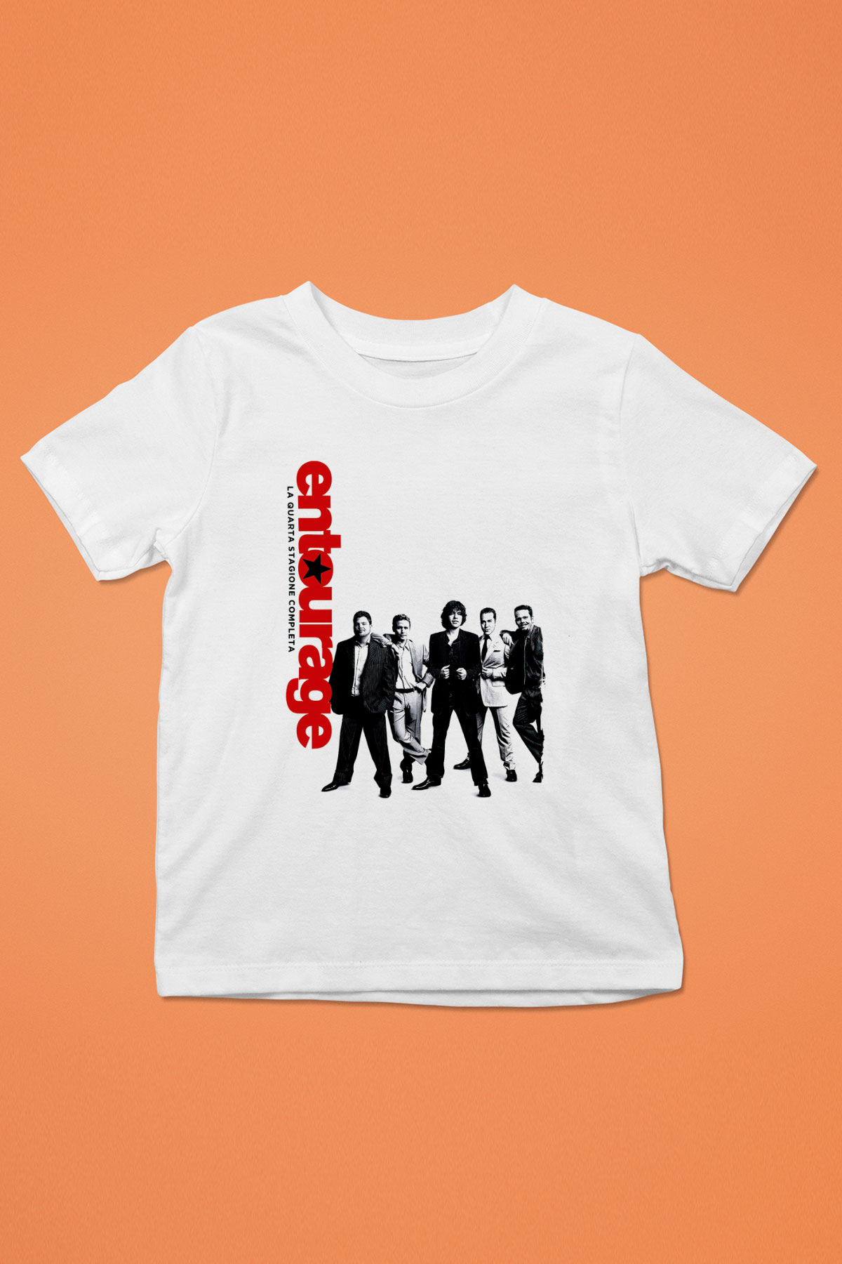 Entourage Beyaz Unisex Çocuk Tişört