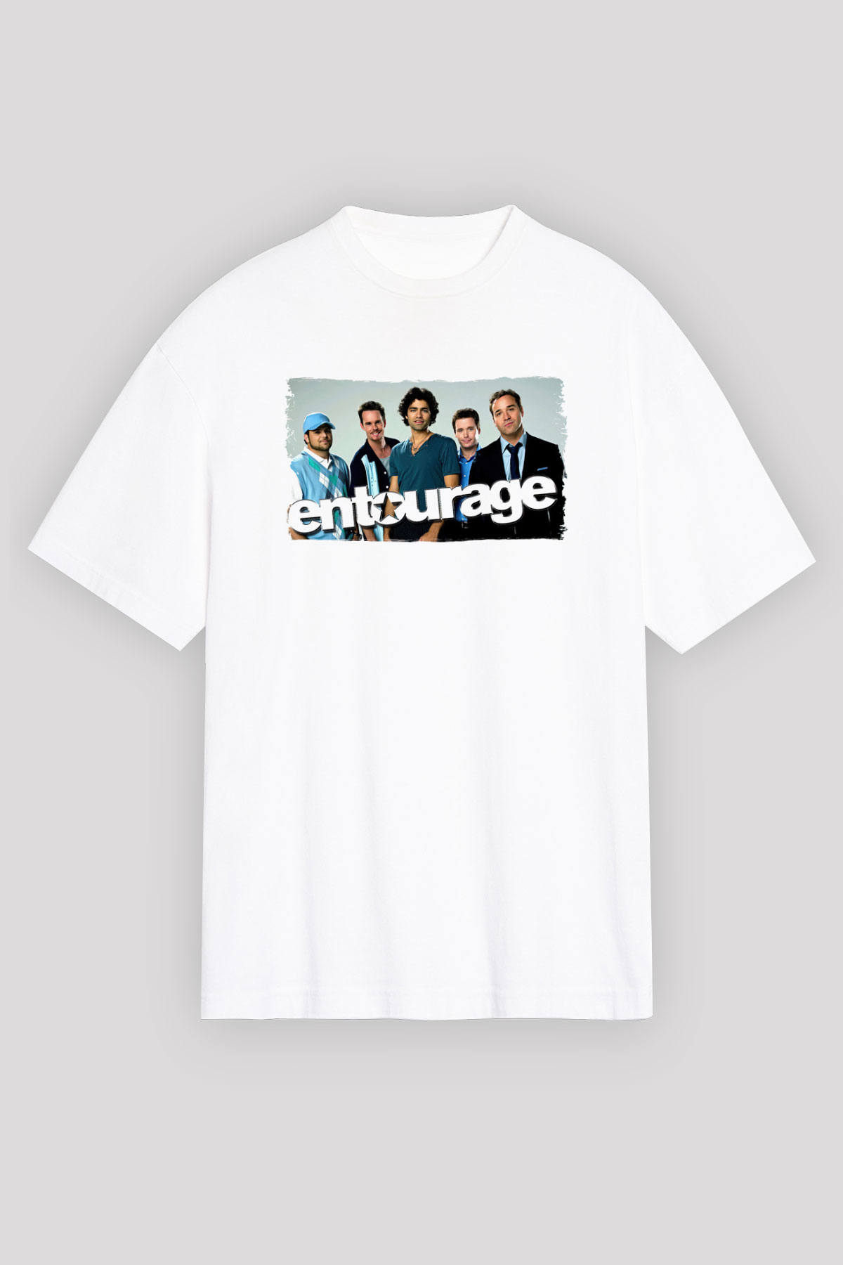 Entourage Beyaz Unisex Tişört T-Shirt