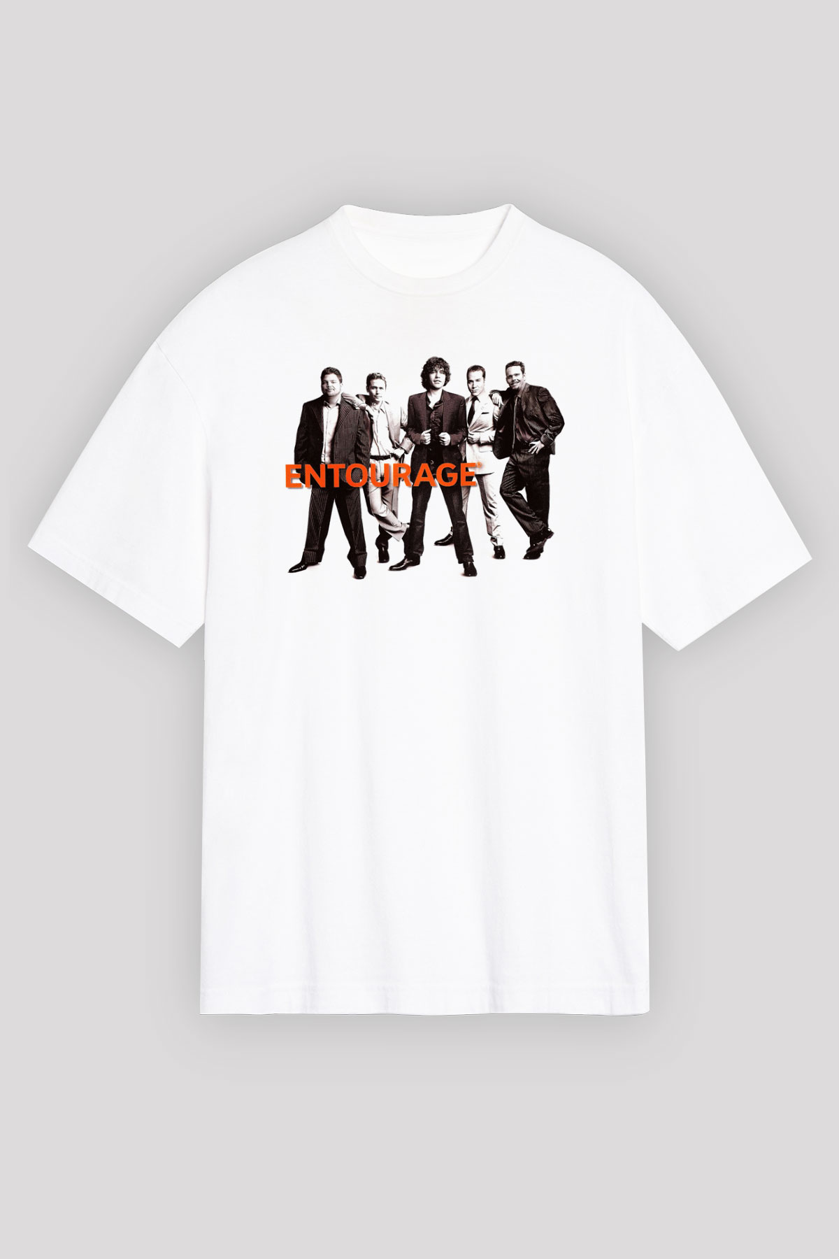 Entourage Beyaz Unisex Tişört T-Shirt