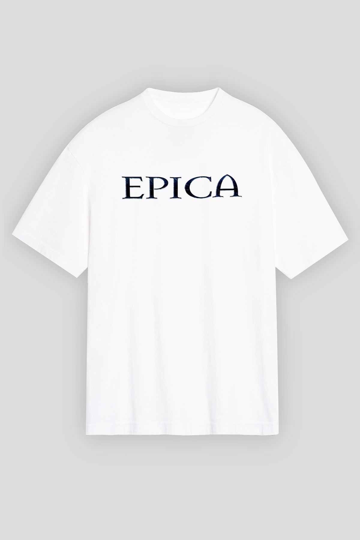 Epica Beyaz Unisex Oversize Tişört T-Shirt