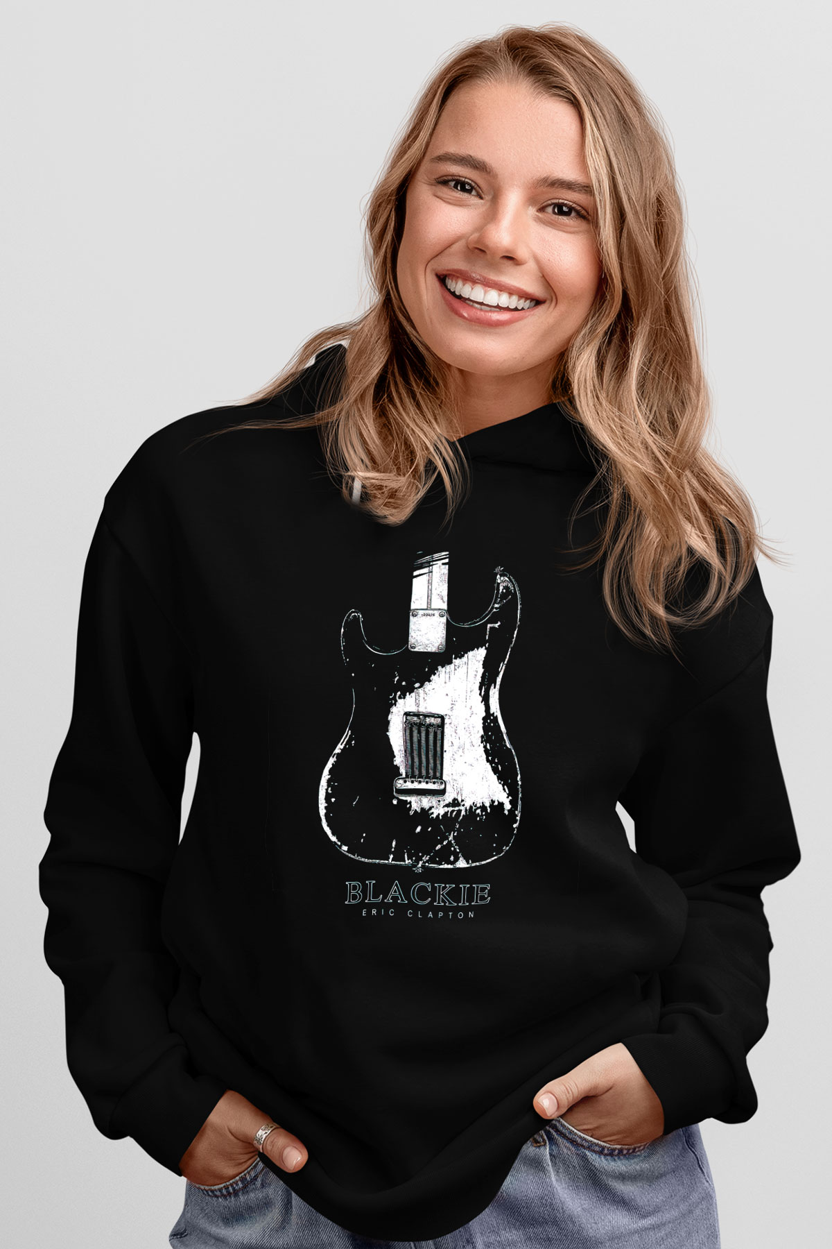 Eric Clapton Siyah Unisex Hoodie