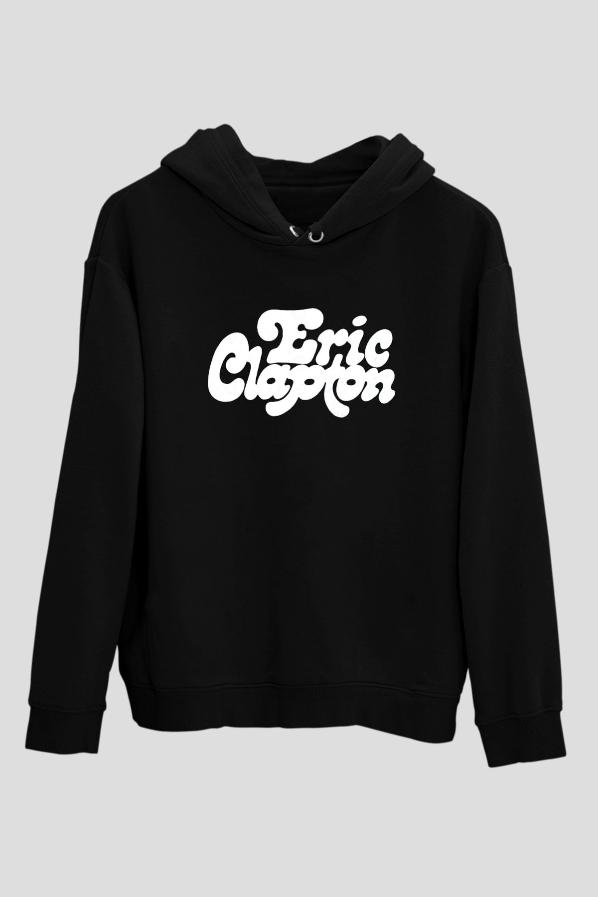 Eric Clapton Siyah Unisex Kapüşonlu Sweatshirt