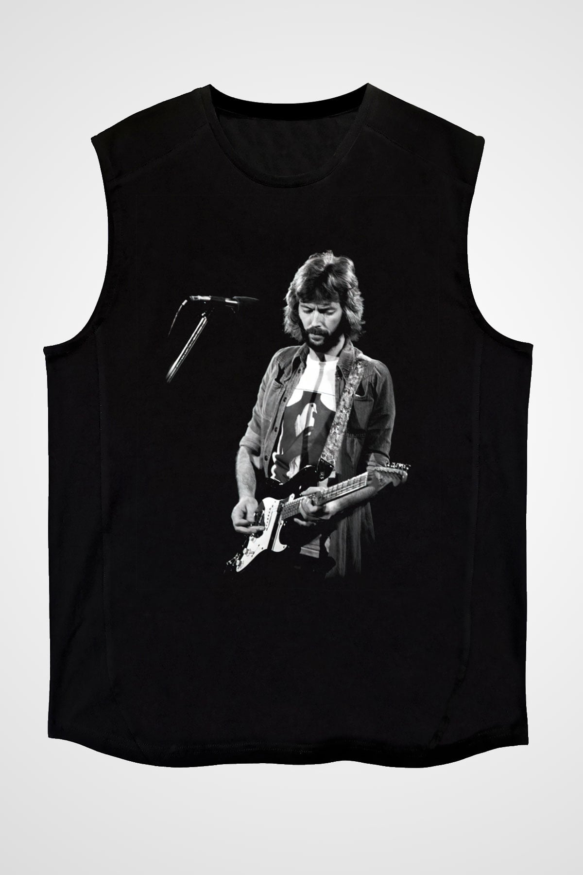 Eric Clapton Siyah Unisex Kolsuz Tişört