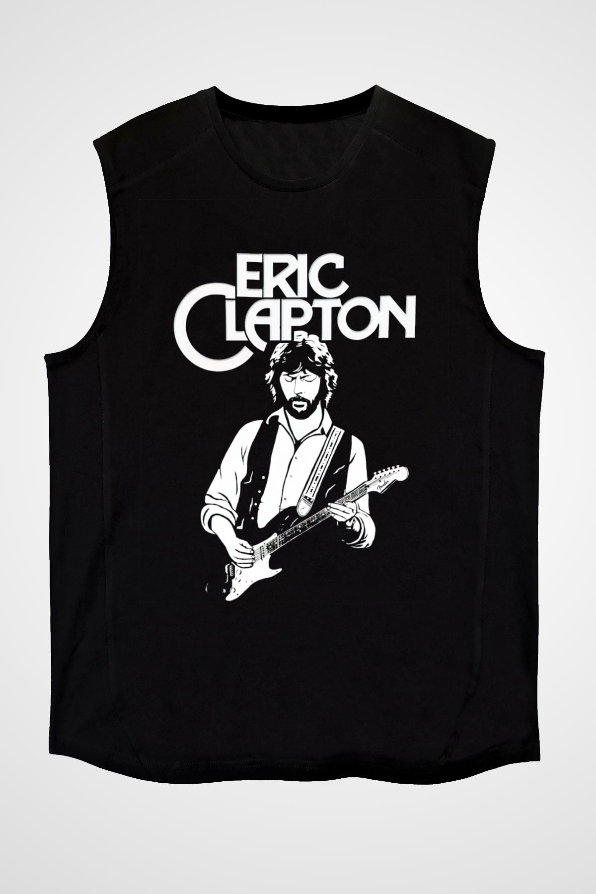 Eric Clapton Siyah Unisex Kolsuz Tişört