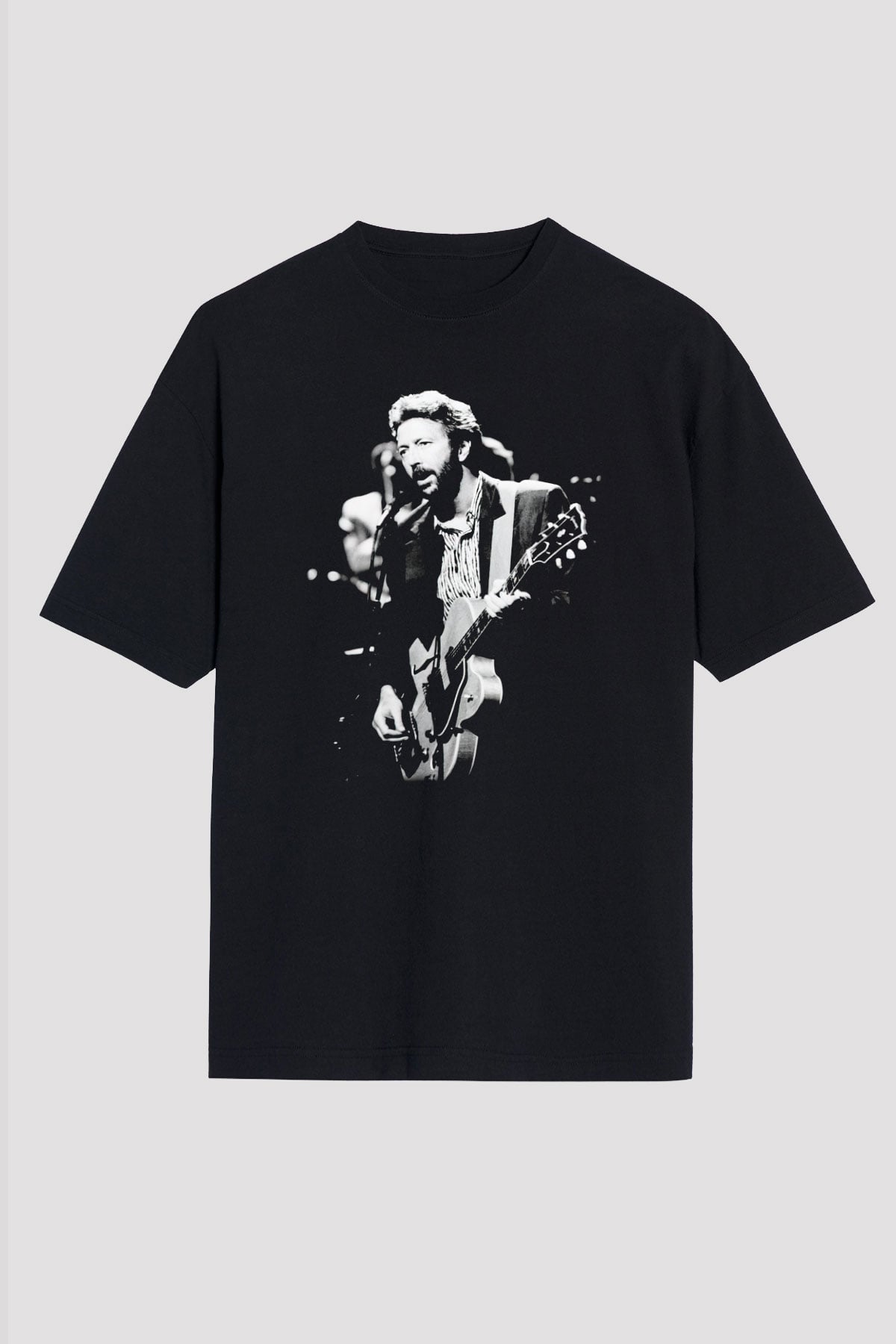 Eric Clapton Siyah Unisex Oversize Tişört T-Shirt