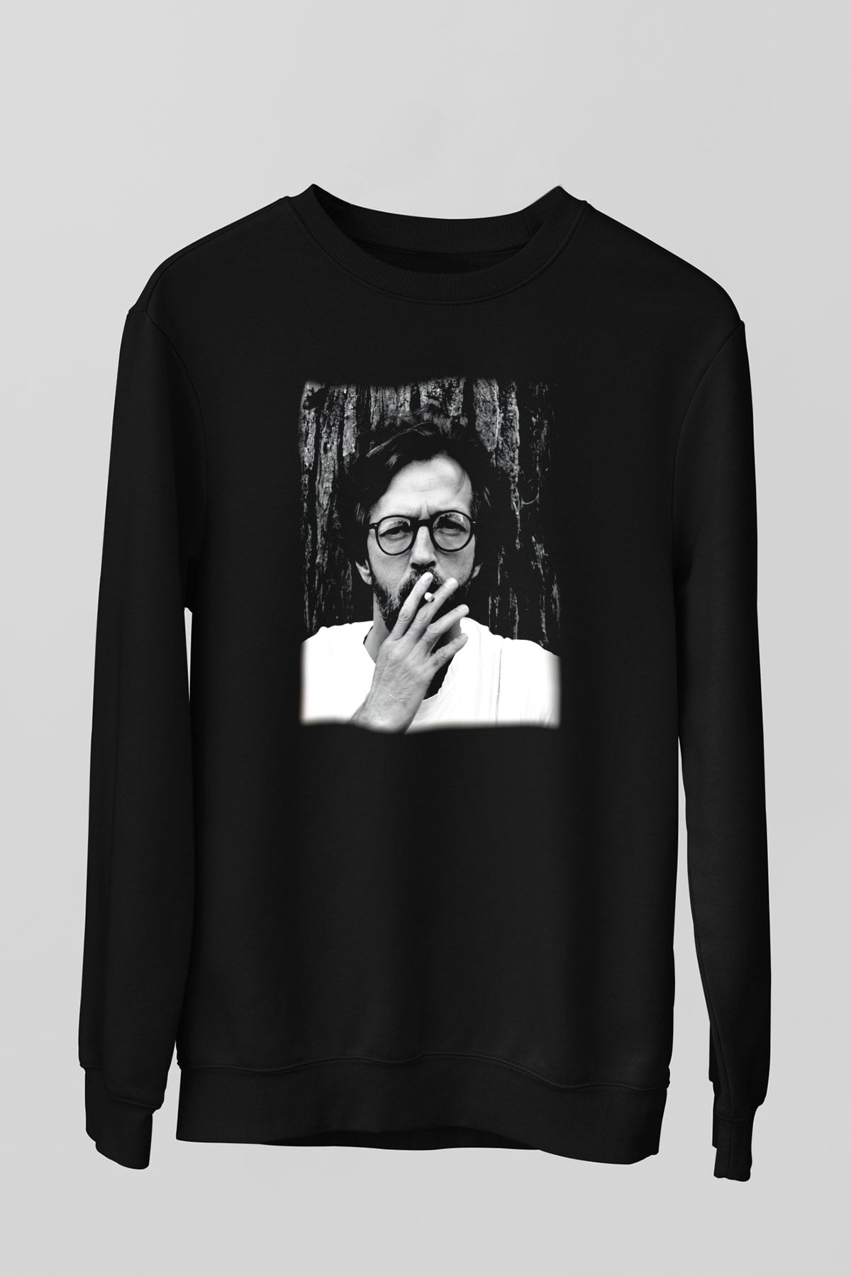 Eric Clapton Siyah Unisex Sweatshirt
