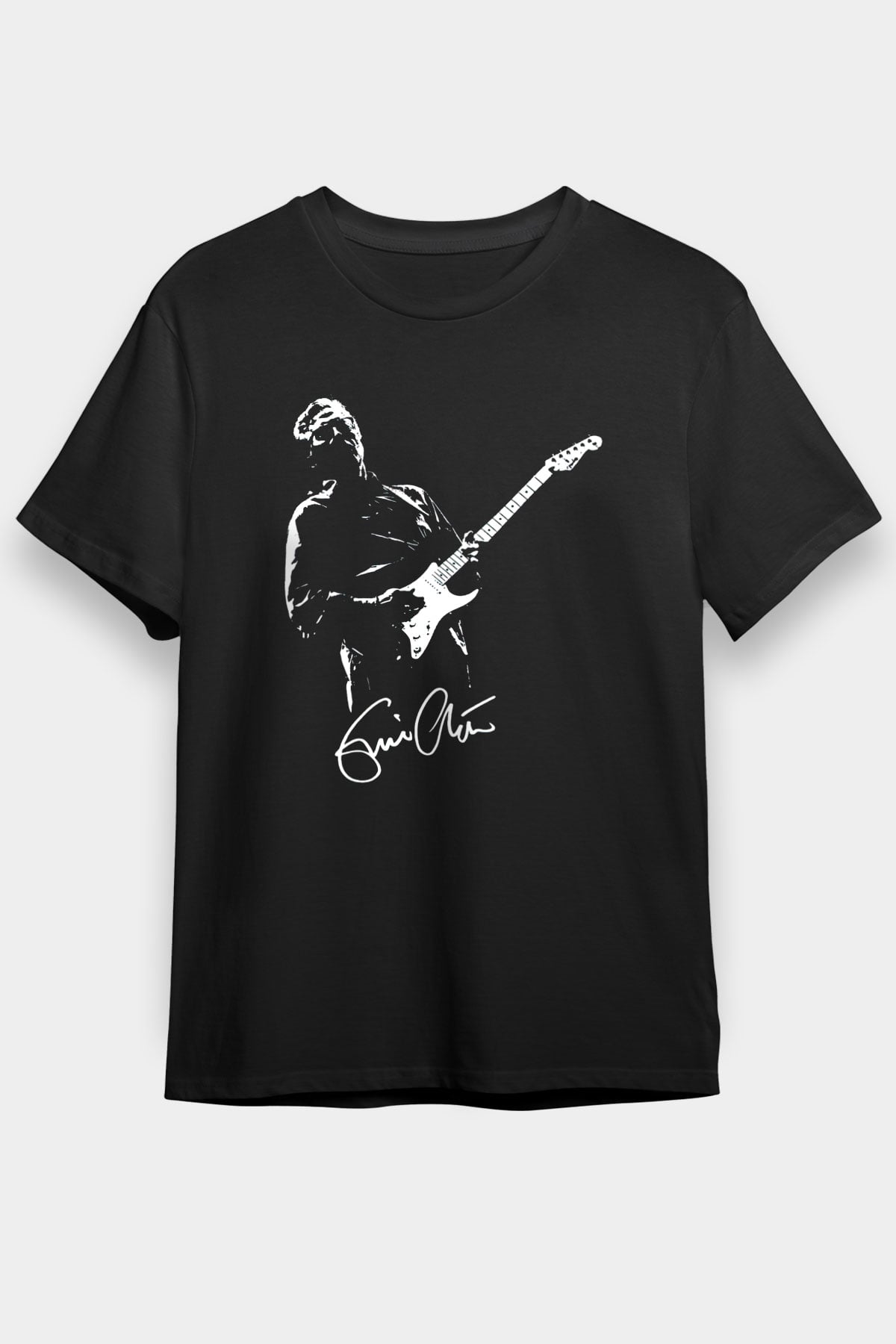 Eric Clapton Siyah Unisex Tişört T-Shirt - TişörtFabrikası