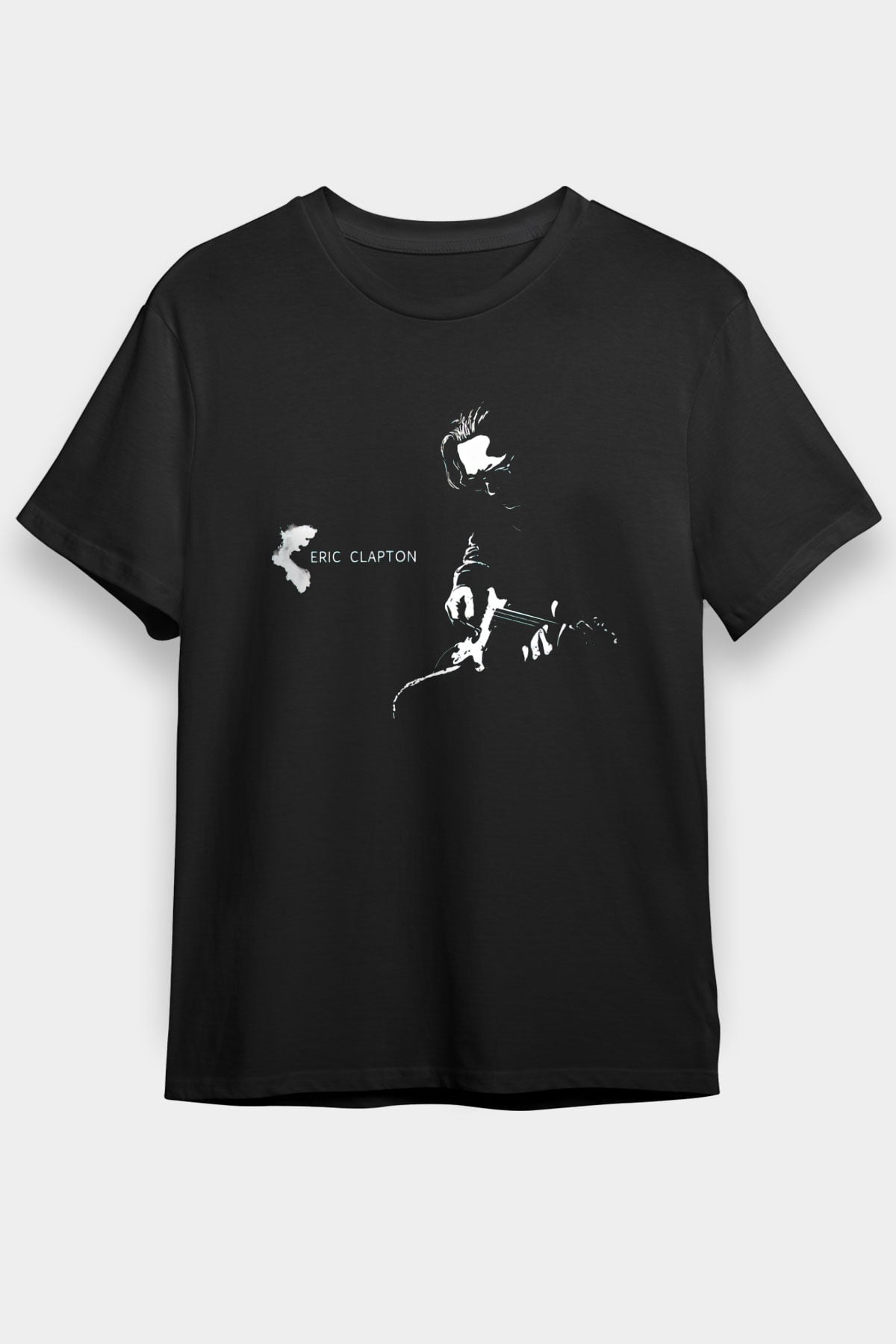 Eric Clapton Siyah Unisex Tişört T-Shirt - TişörtFabrikası