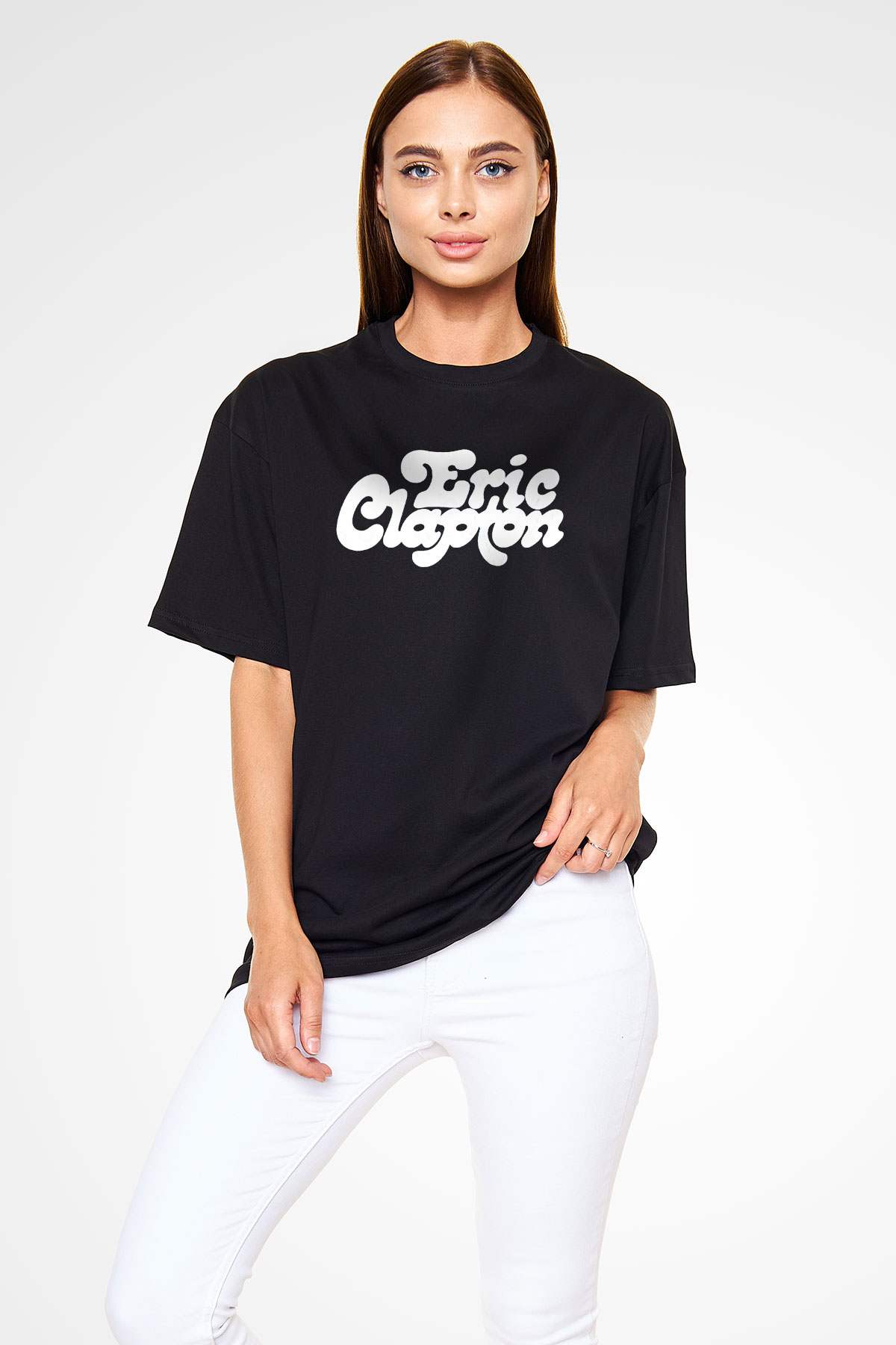 Eric Clapton Siyah Unisex Tişört T-Shirt - TişörtFabrikası