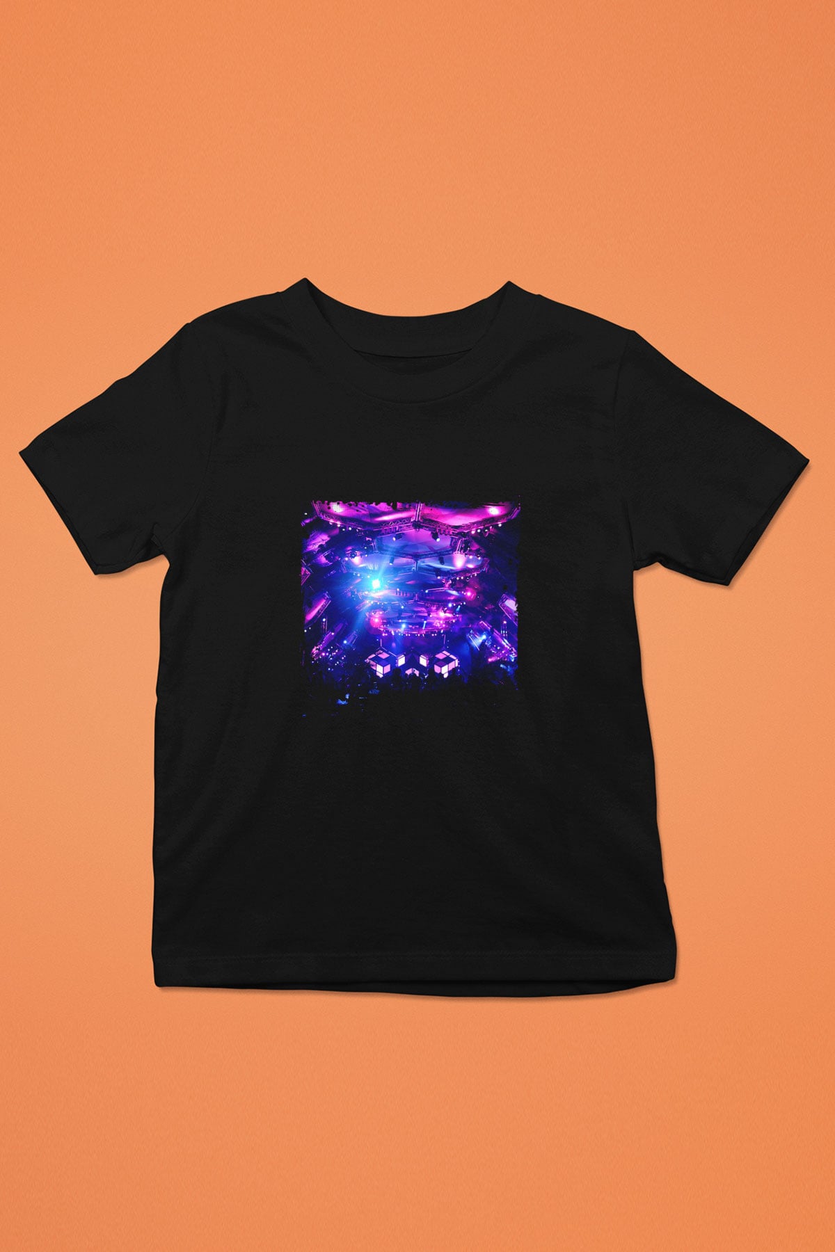 Eric Prydz Baskılı Unisex Siyah Çocuk Tişört
