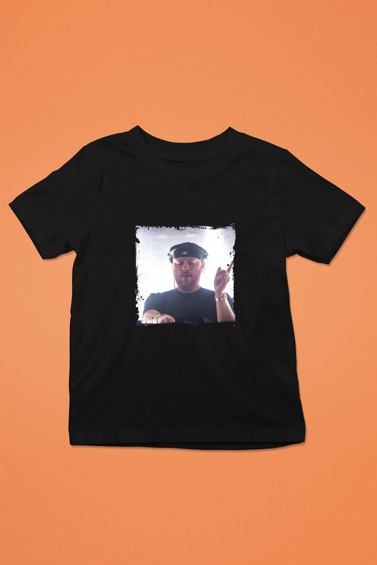 Eric Prydz Baskılı Unisex Siyah Çocuk Tişört