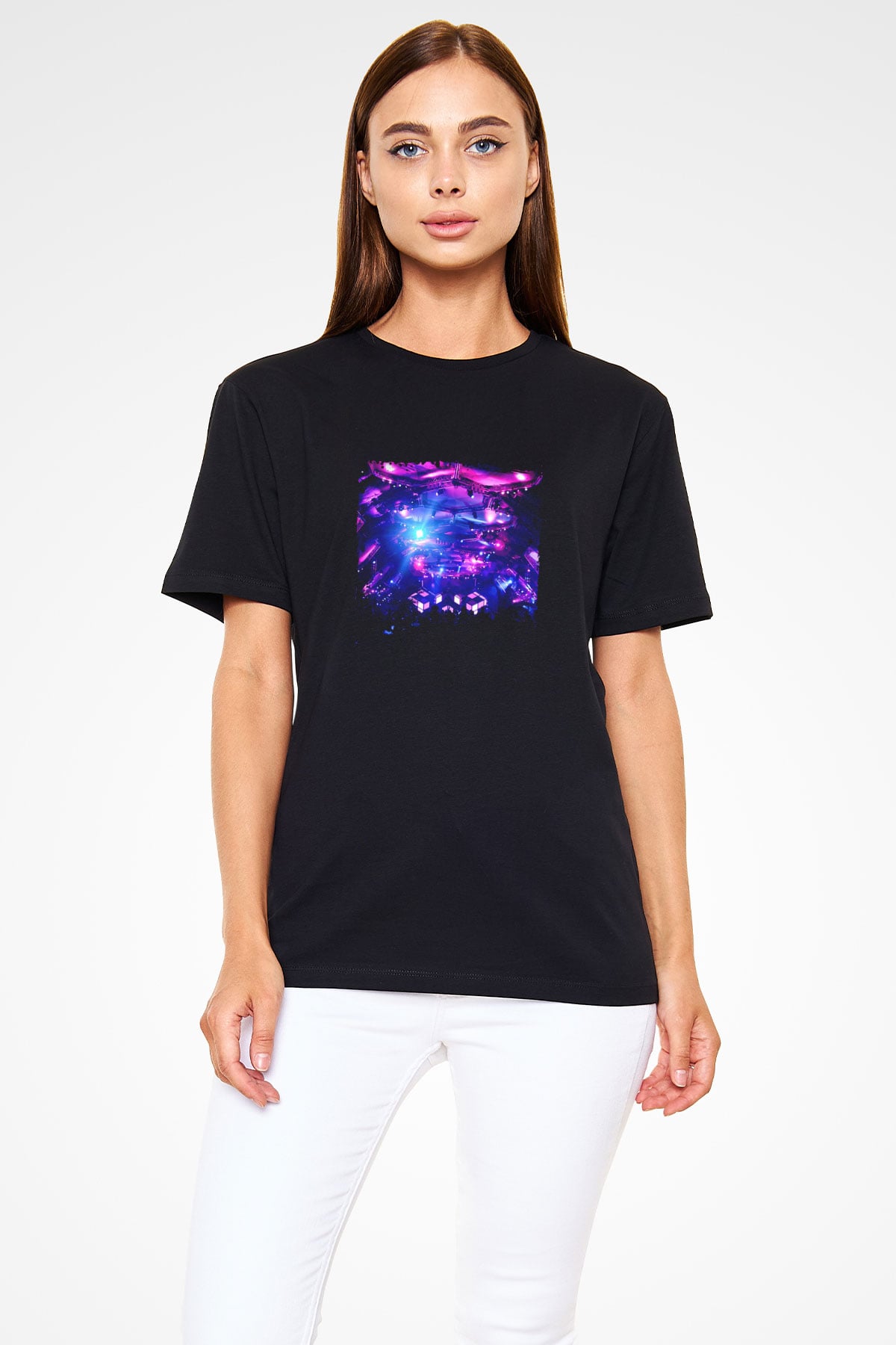 Eric Prydz Baskılı Unisex Siyah Tişört