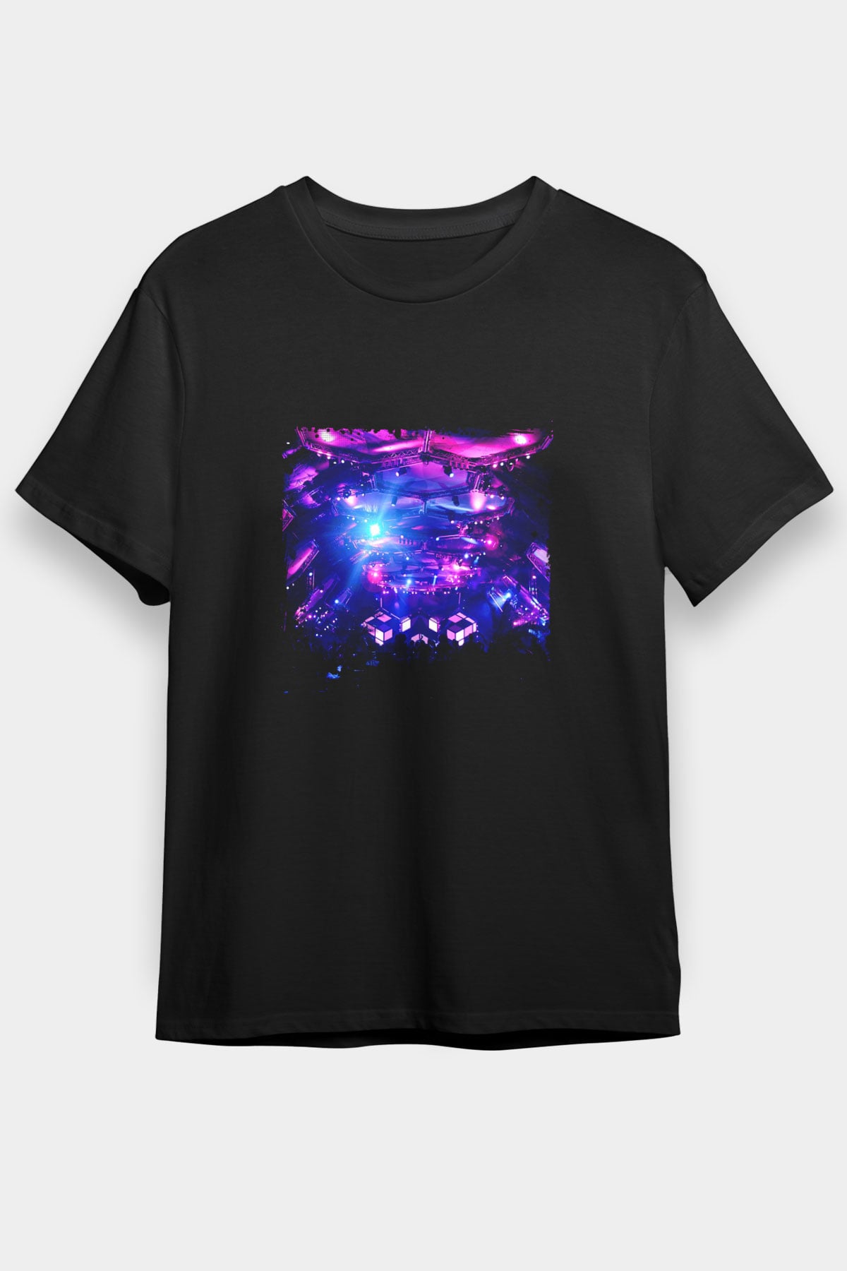 Eric Prydz Baskılı Unisex Siyah Tişört