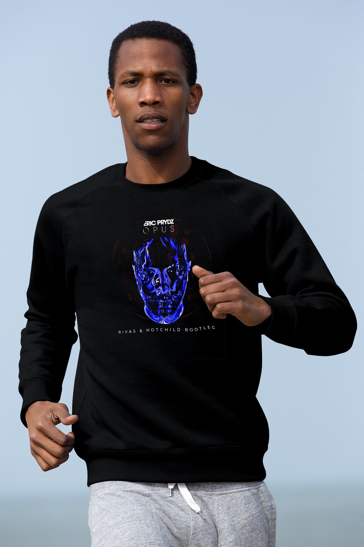 Eric Prydz Siyah Unisex Sweatshirt