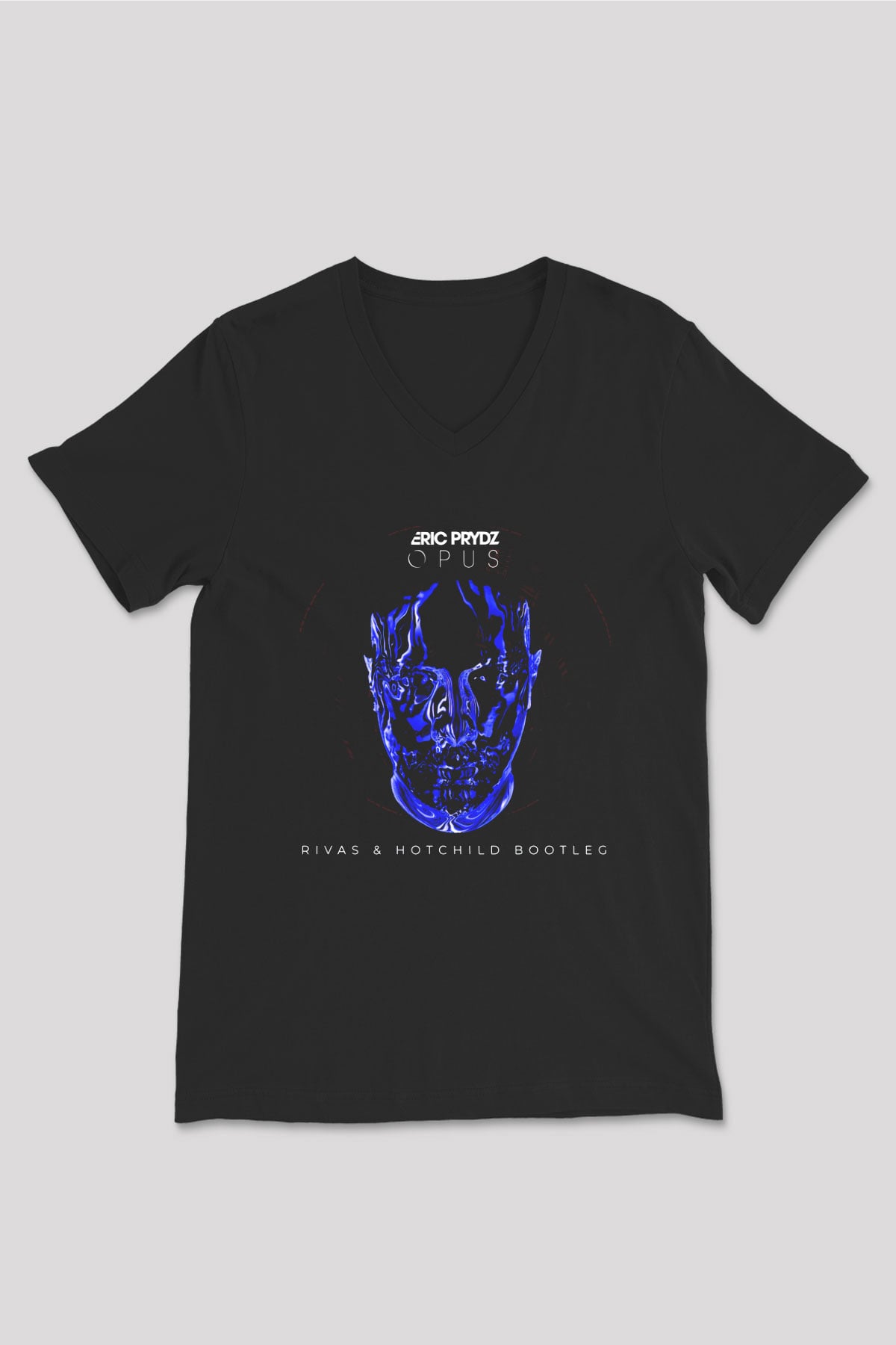Eric Prydz Siyah Unisex V Yaka Tişört