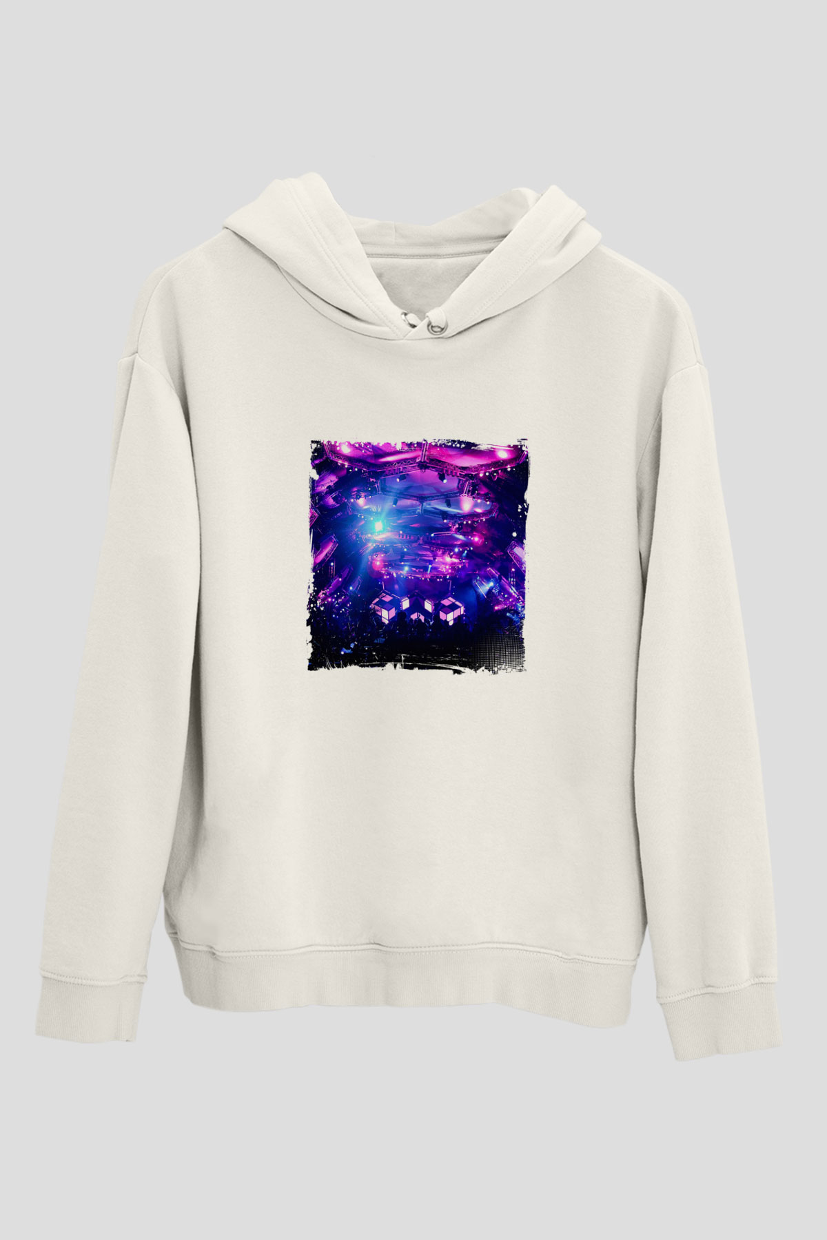 Eric PrydzBaskılı Beyaz Hoodie