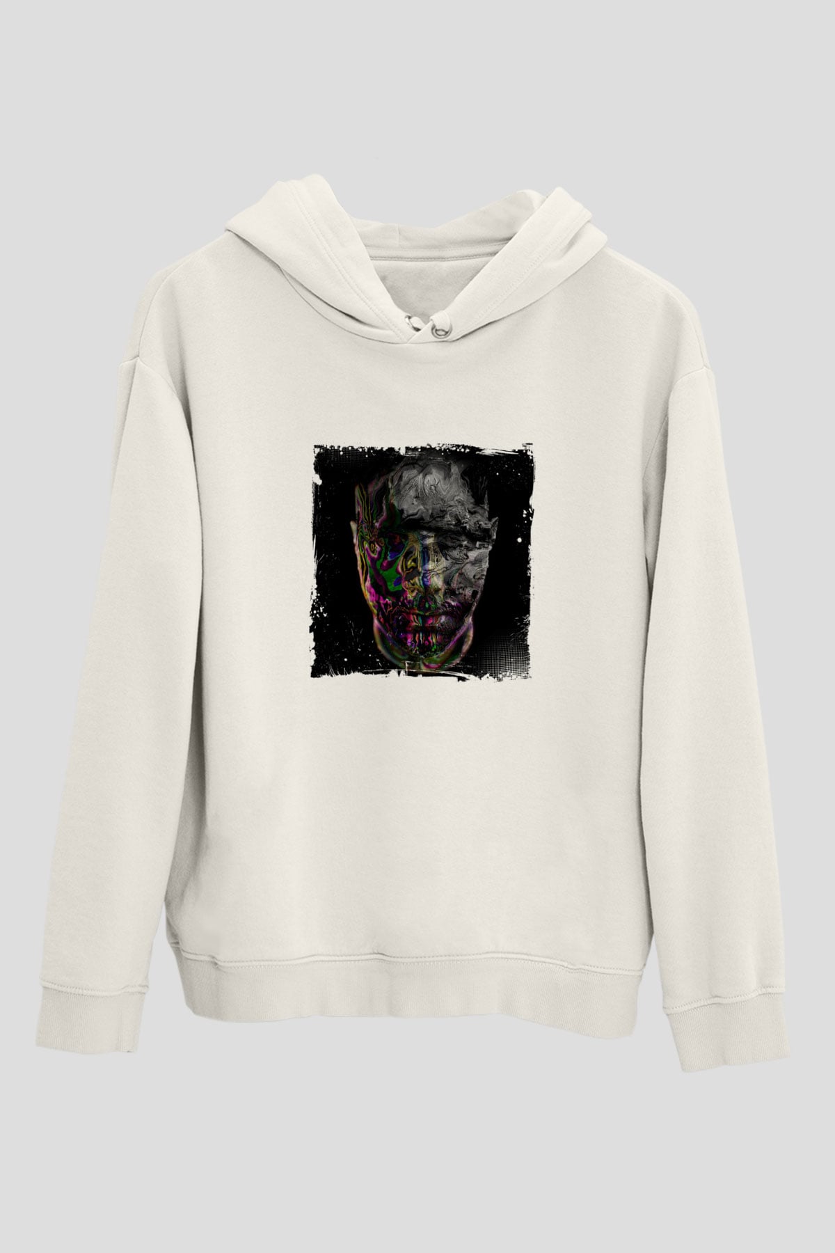 Eric PrydzBaskılı Beyaz Hoodie