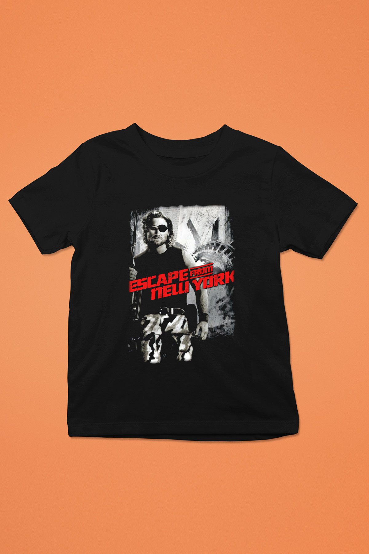 Escape from New York Siyah Unisex  Çocuk Tişört