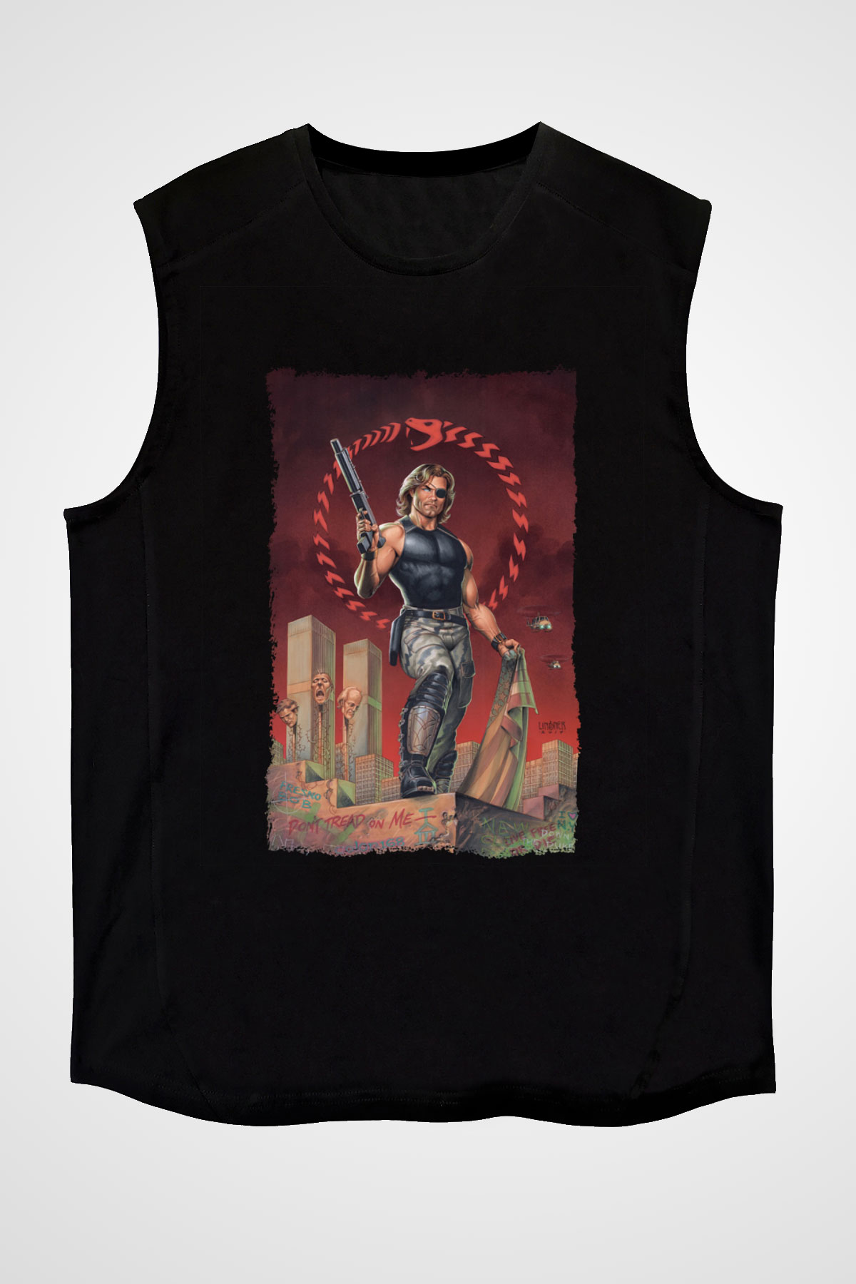 Escape from New York Siyah Unisex  Kolsuz Tişört
