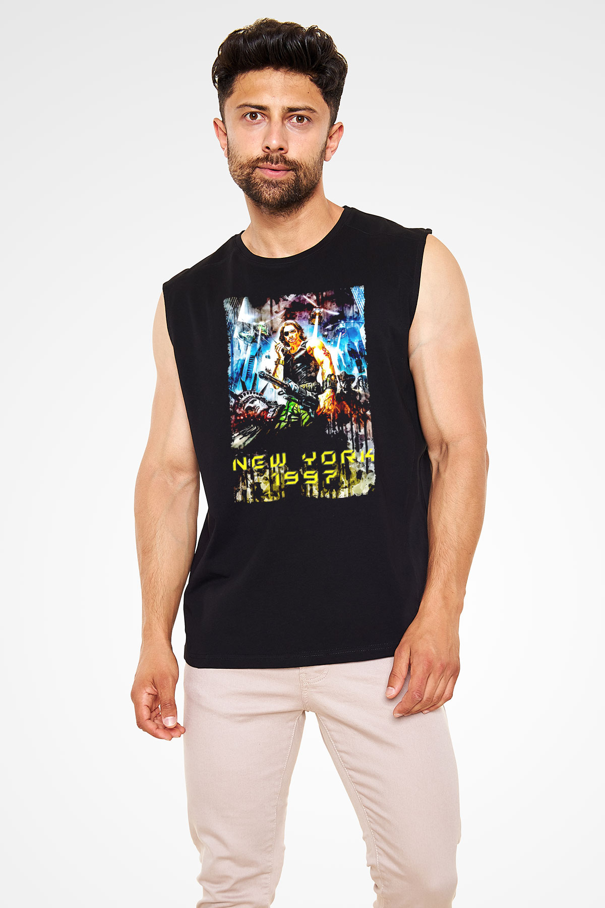 Escape from New York Siyah Unisex  Kolsuz Tişört