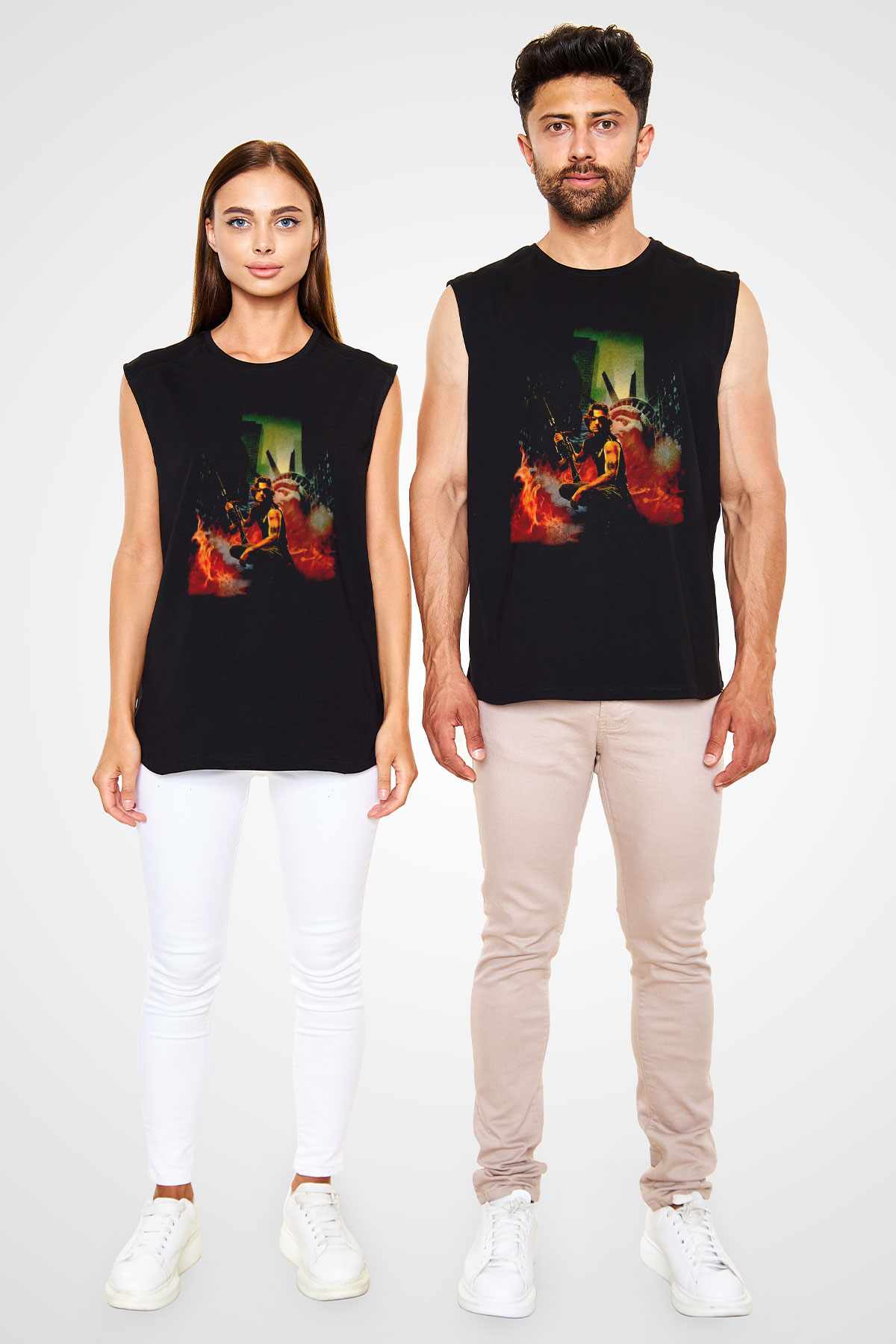 Escape from New York Siyah Unisex  Kolsuz Tişört