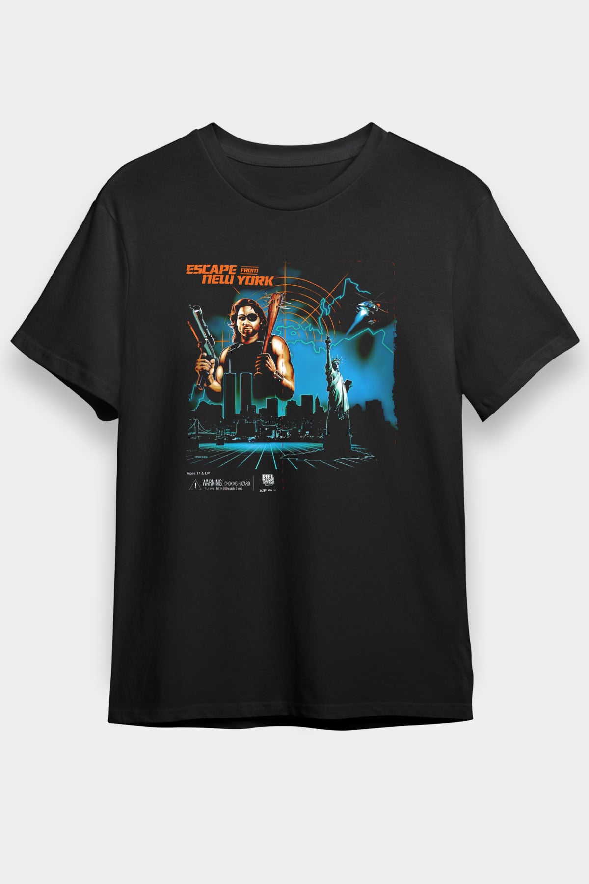 Escape from New York Siyah Unisex Tişört