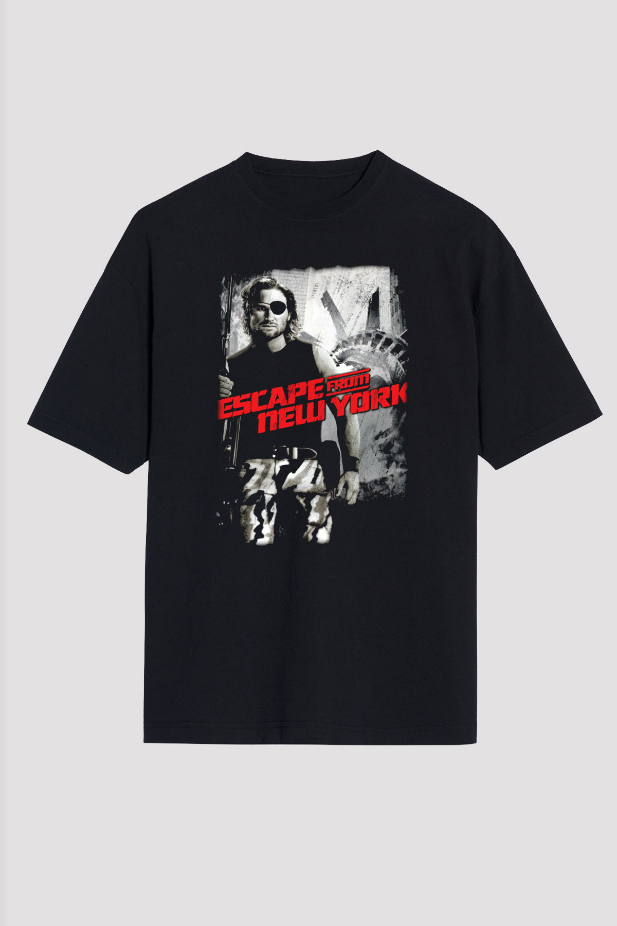 Escape from New York Siyah Unisex Tişört