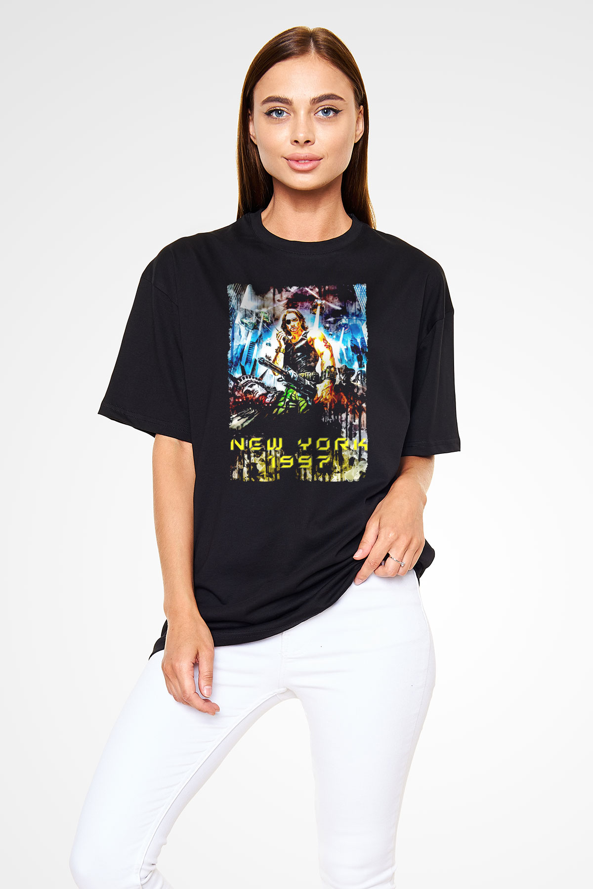 Escape from New York Siyah Unisex Tişört