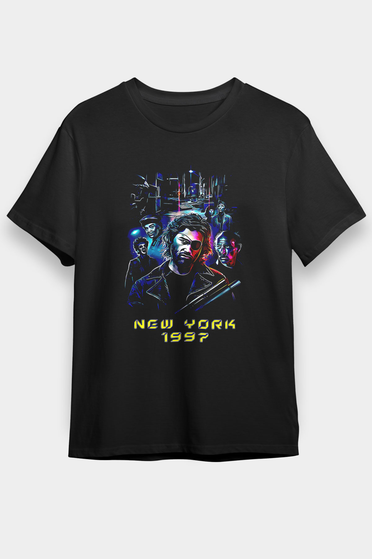 Escape from New York Siyah Unisex Tişört