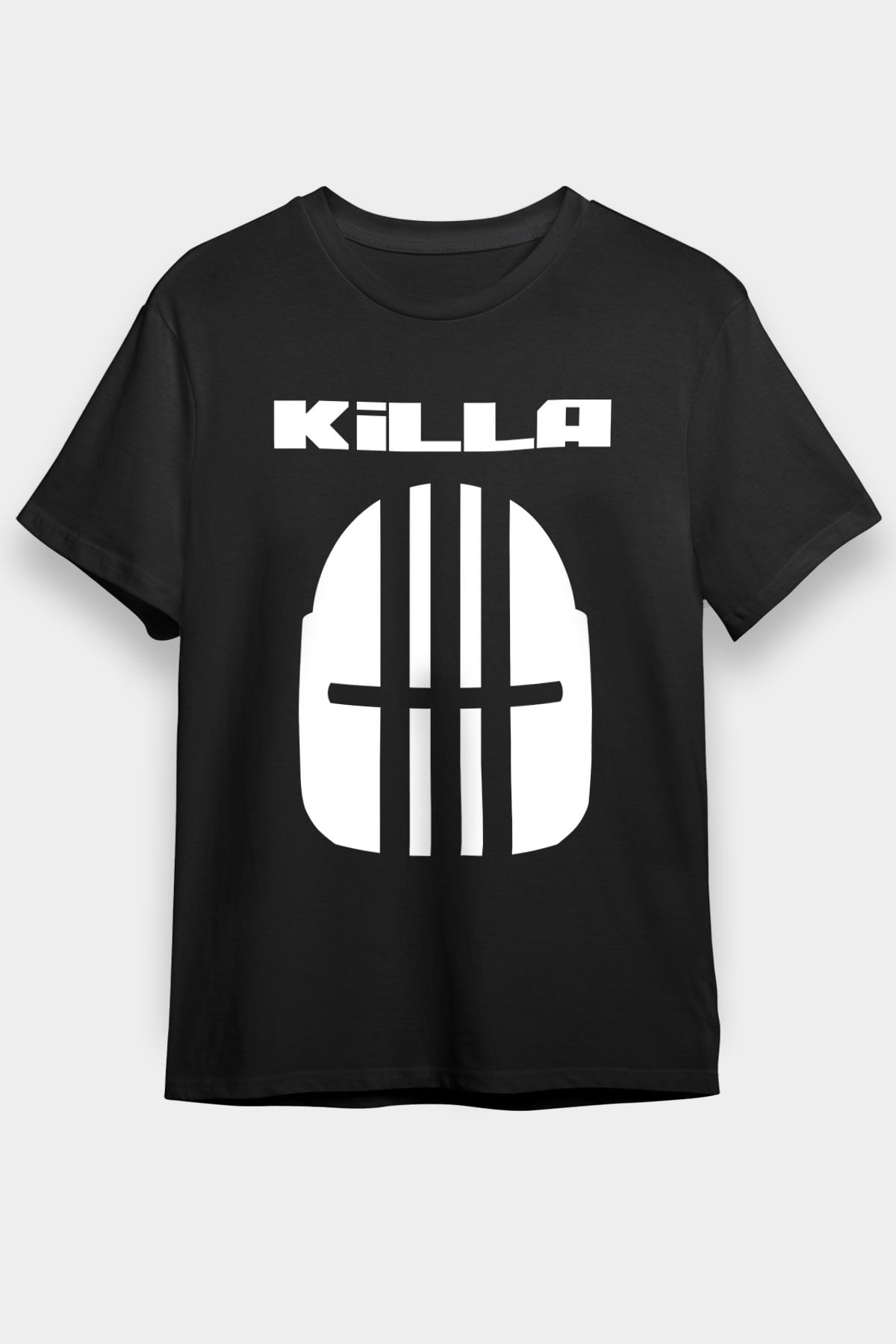 Escape From Tarkov Baskılı Unisex Siyah Tişört - Tshirt