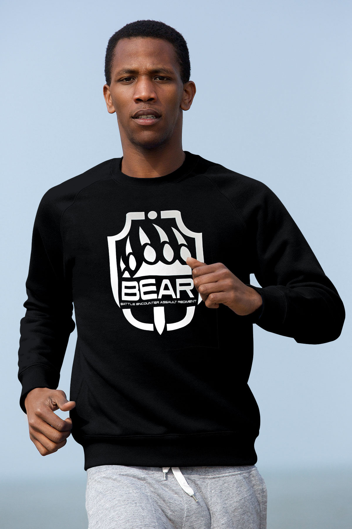 Escape From Tarkov Baskılı Unisex Siyah Sweatshirt