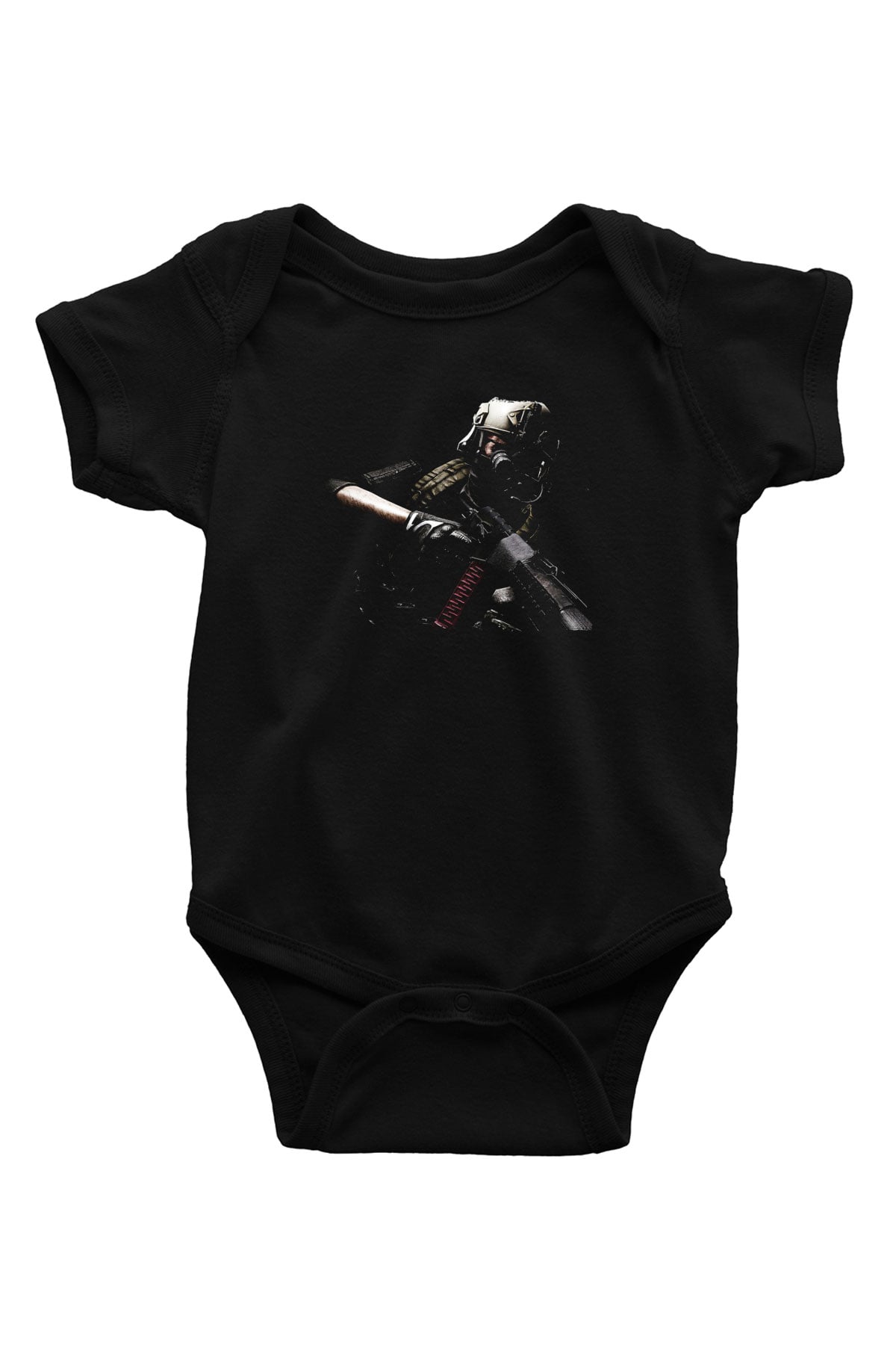 Escape From Tarkov Baskılı Unisex Siyah Bebek Body - Zıbın
