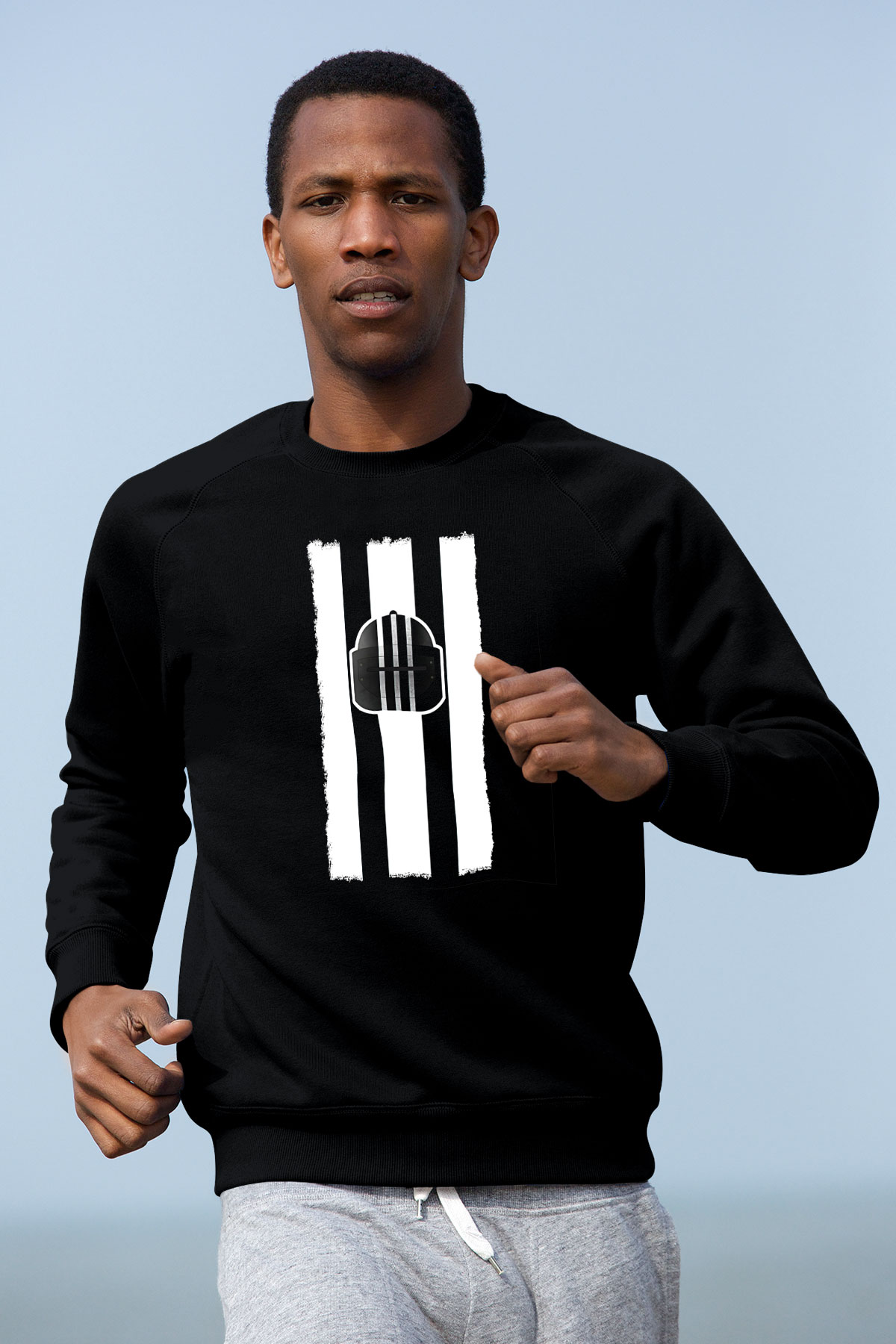 Escape From Tarkov Baskılı Unisex Siyah Sweatshirt
