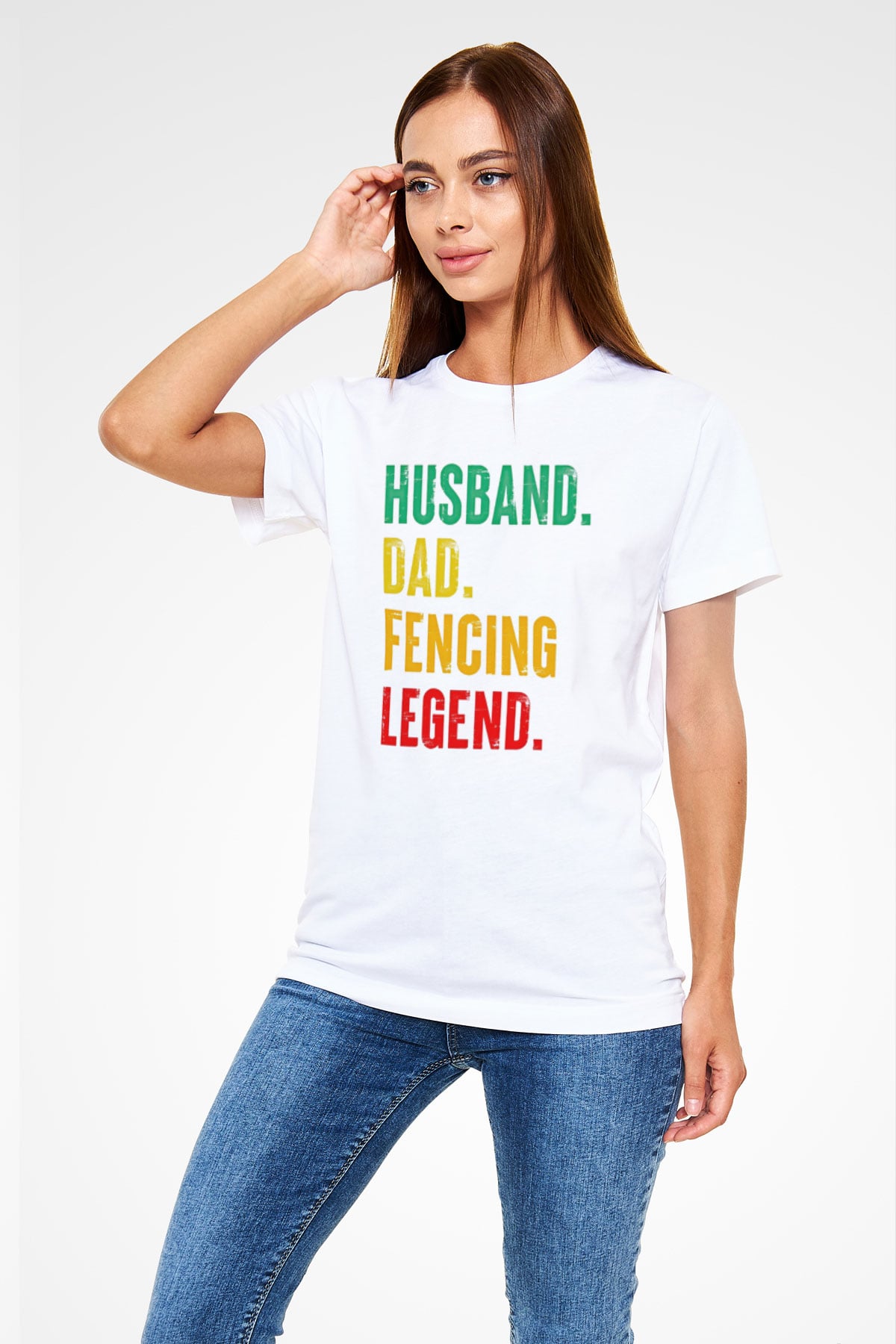 Eskrim Baskılı Unisex Beyaz Tişört - Tshirt