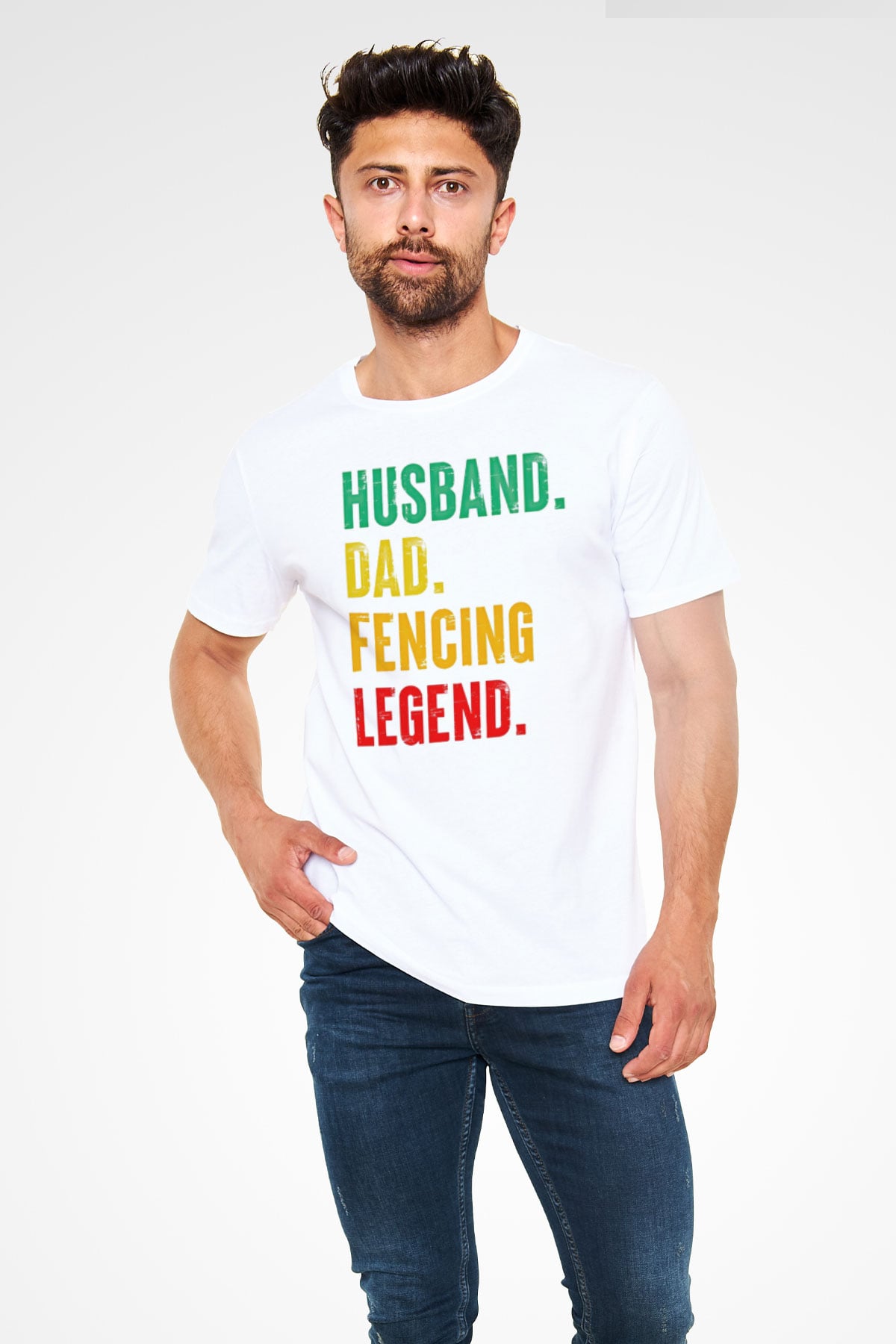 Eskrim Baskılı Unisex Beyaz Tişört - Tshirt