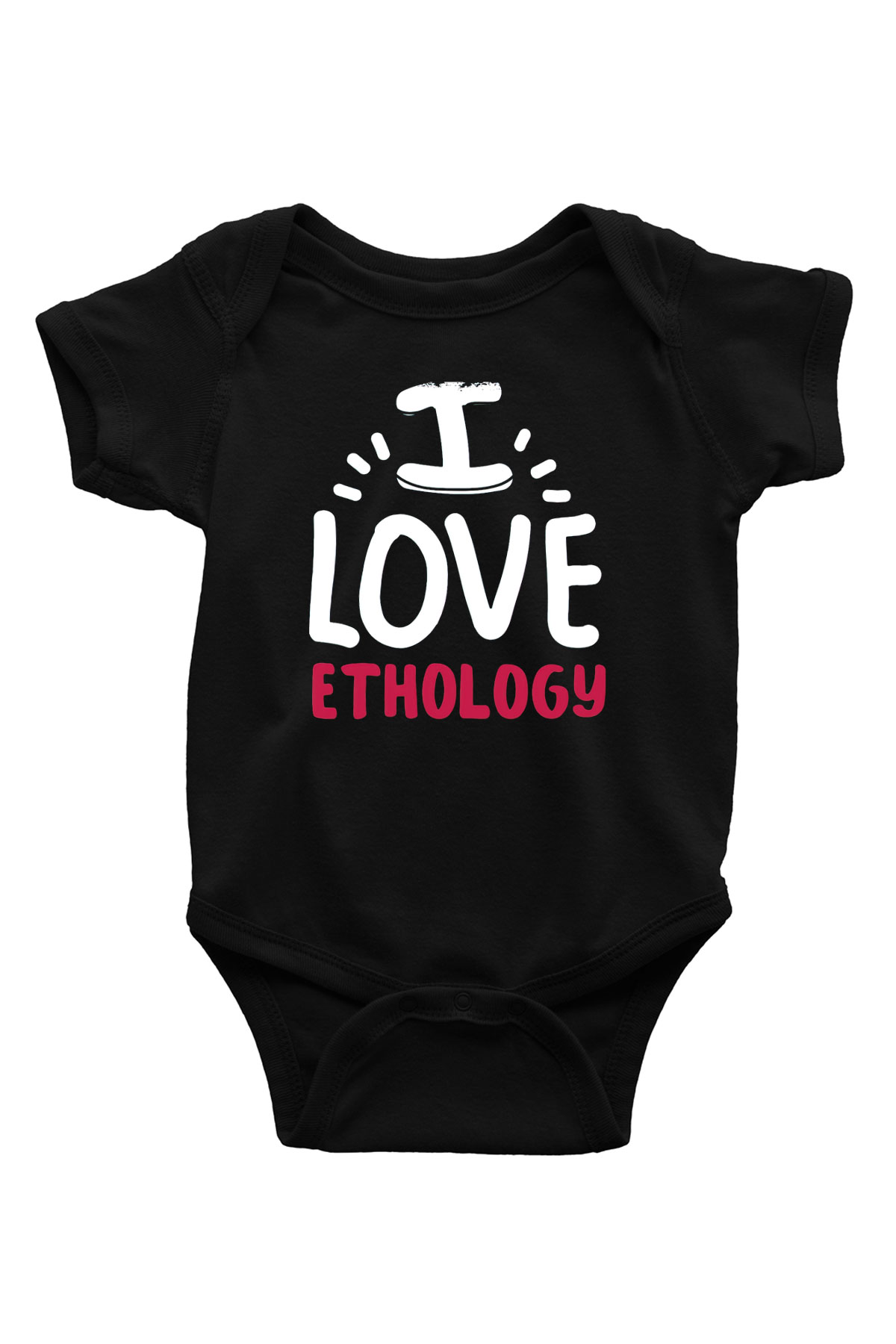 Etolojist Siyah Bebek Body - Zıbın