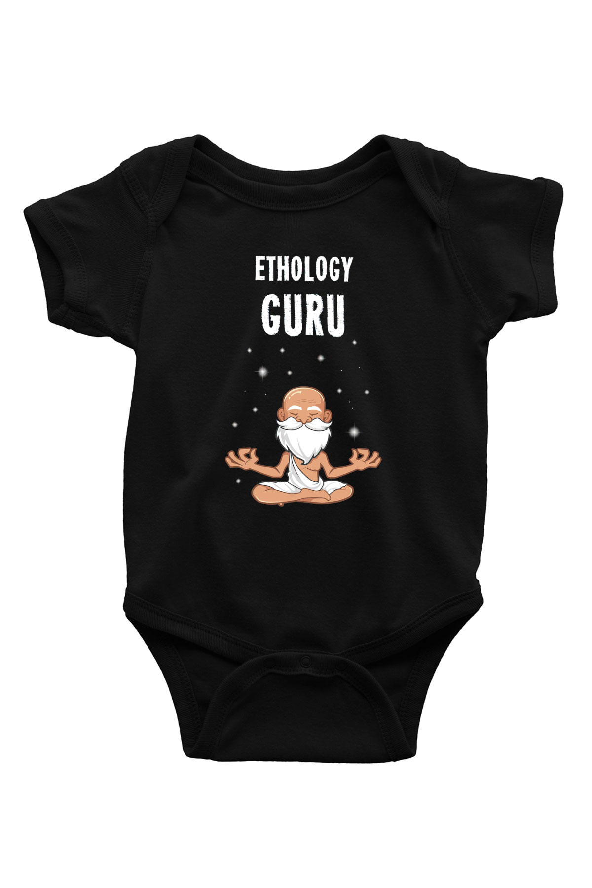 Etolojist Siyah Bebek Body - Zıbın