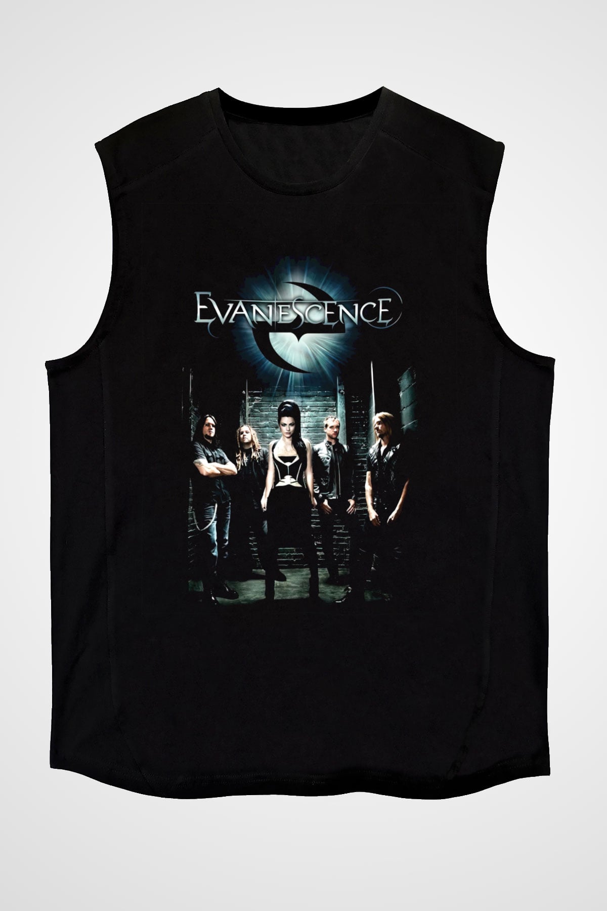 Evanescence Siyah Unisex Kolsuz Tişört