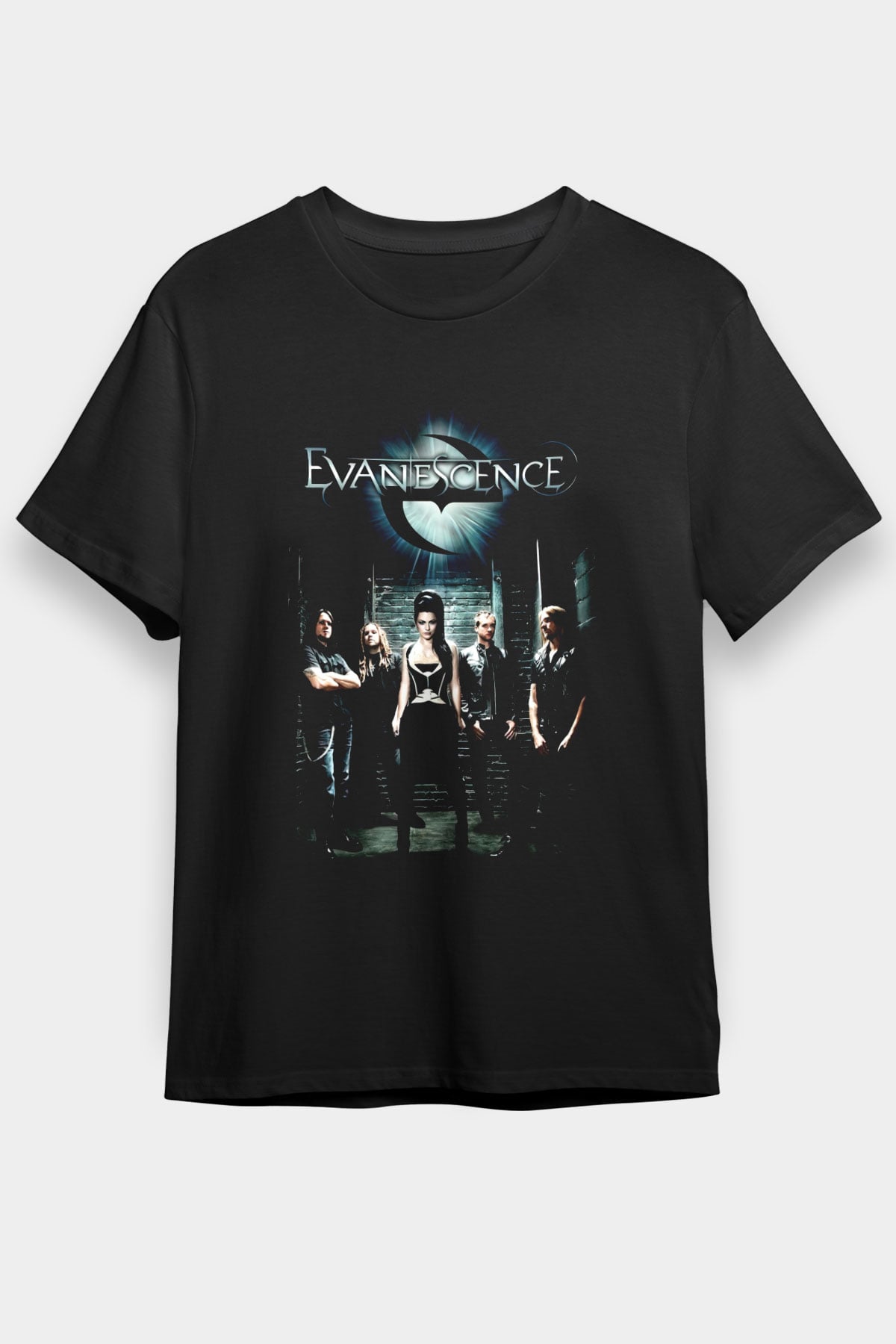 Evanescence Siyah Unisex Tişört T-Shirt - TişörtFabrikası