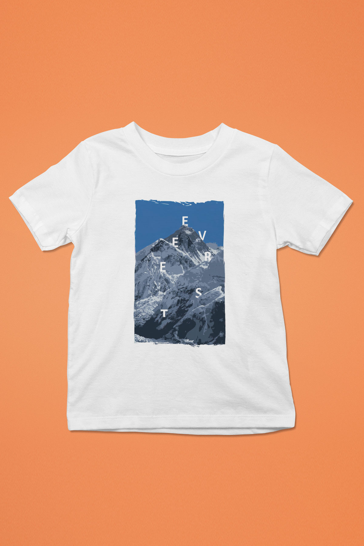 Everest Beyaz Unisex Çocuk Tişört