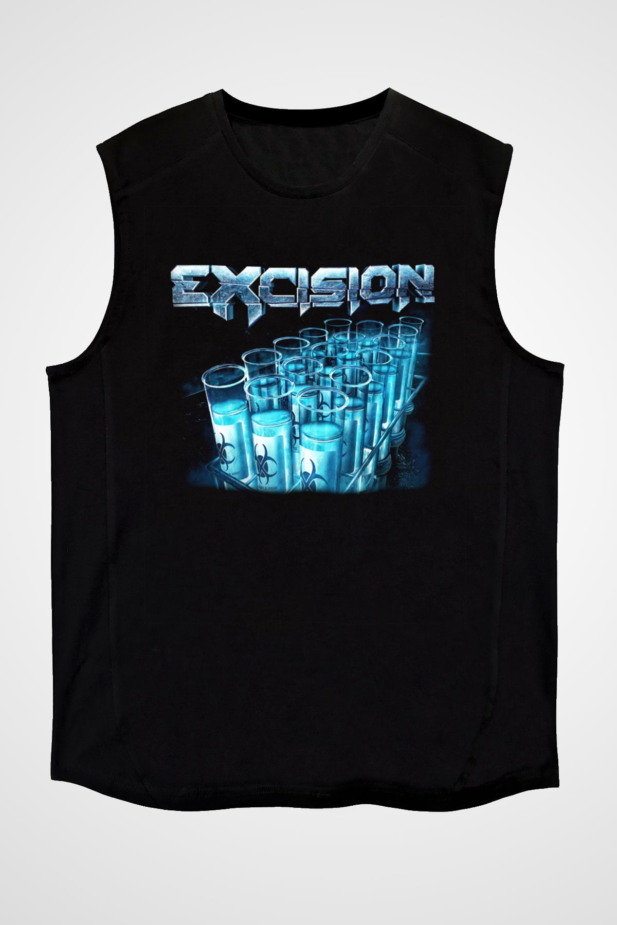 Excision Siyah Unisex Kolsuz Tişört
