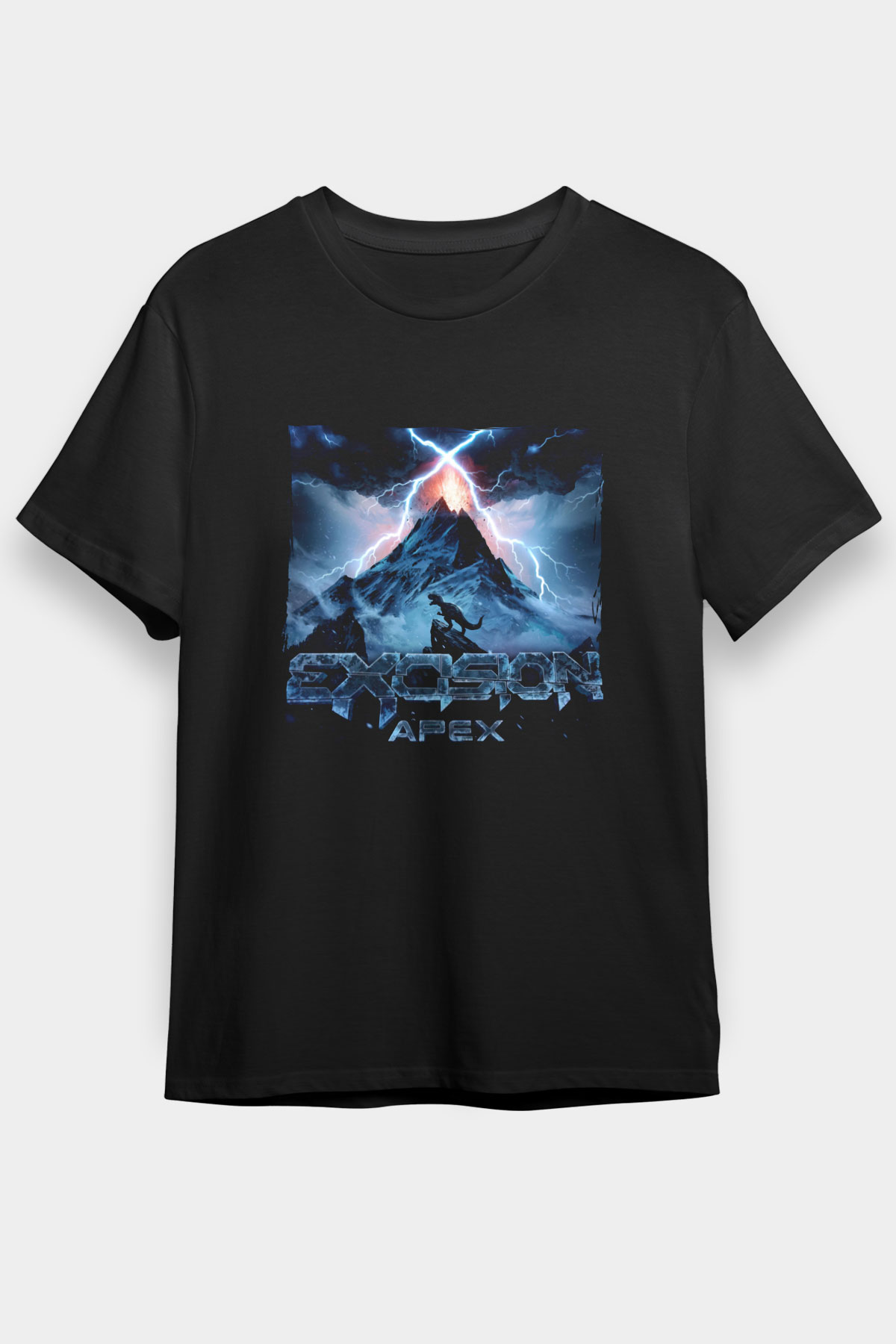 Excision Siyah Unisex Tişört T-Shirt - TişörtFabrikası