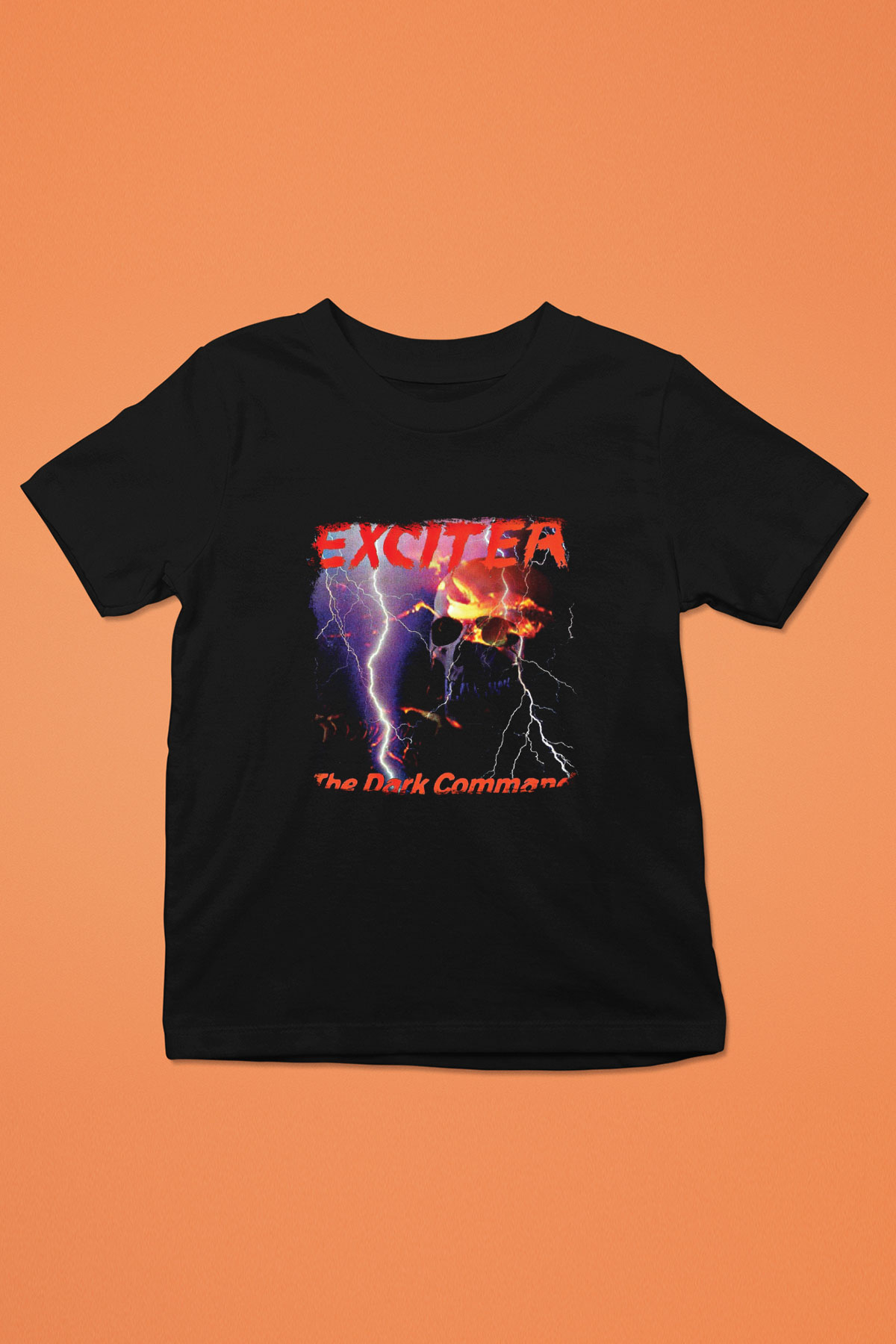Exciter Baskılı Unisex Siyah Çocuk Tişört