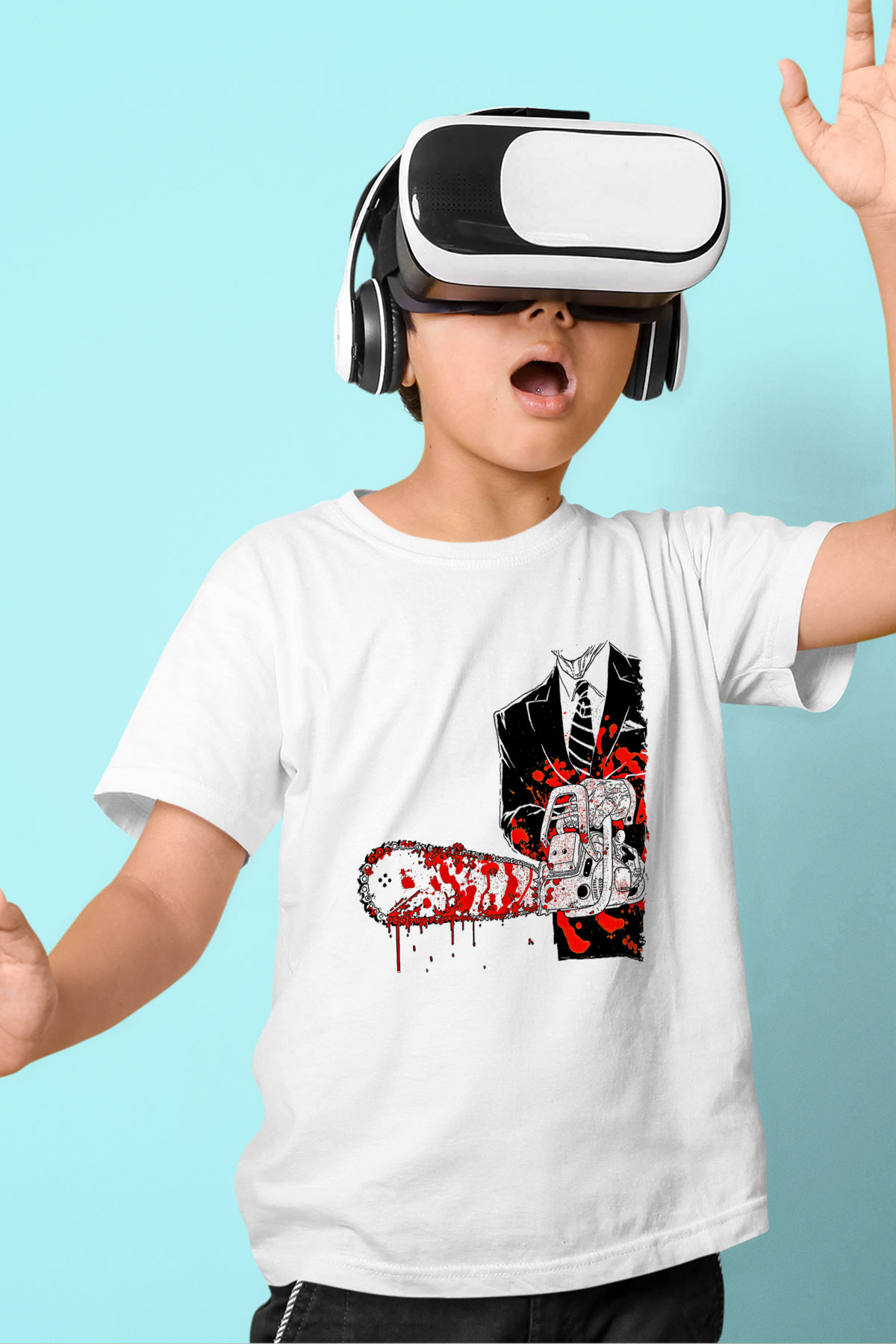 Exhumed Baskılı Beyaz Unisex Beyaz Çocuk Tişört - Tshirt
