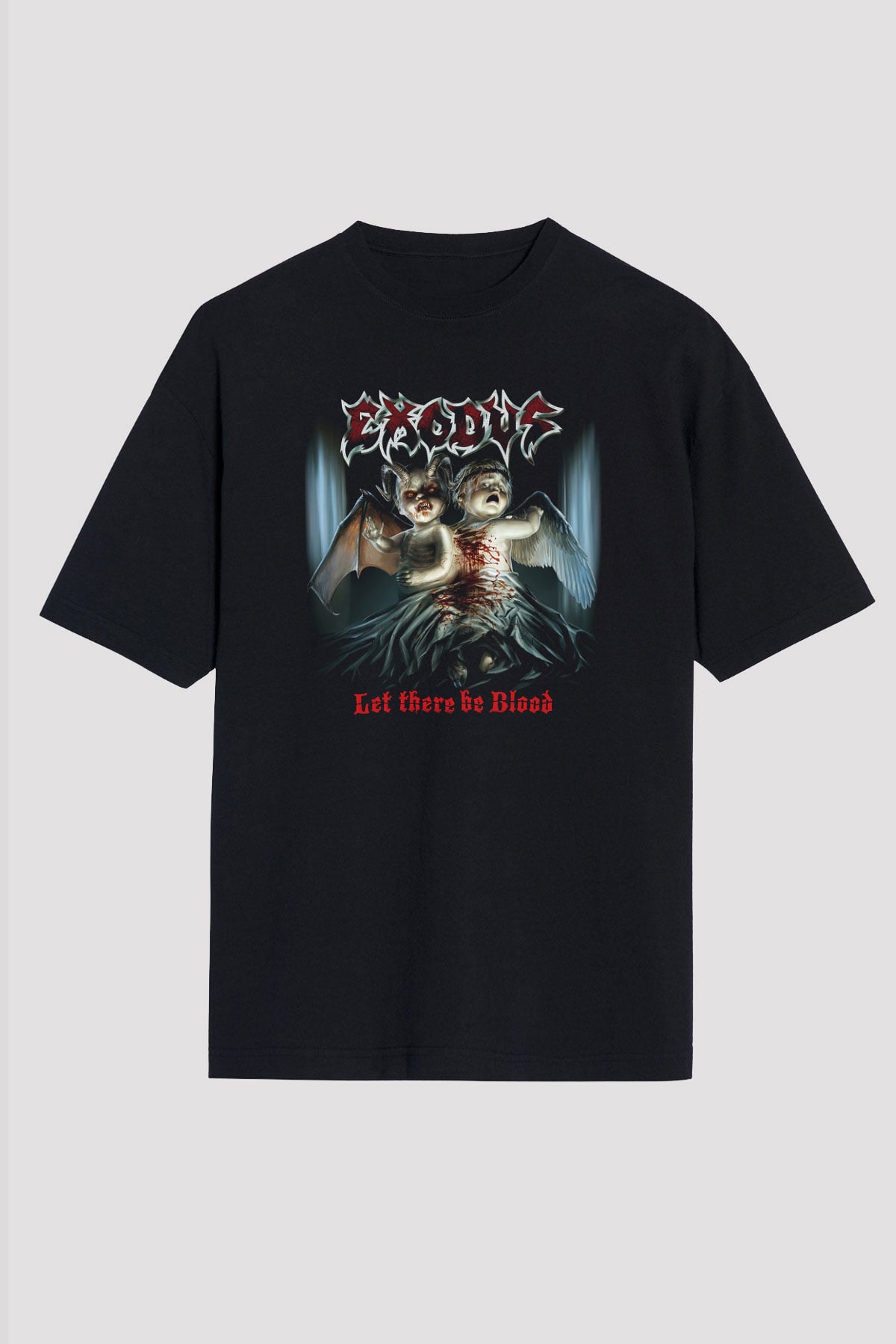 Exodus Siyah Unisex Oversize Tişört T-Shirt