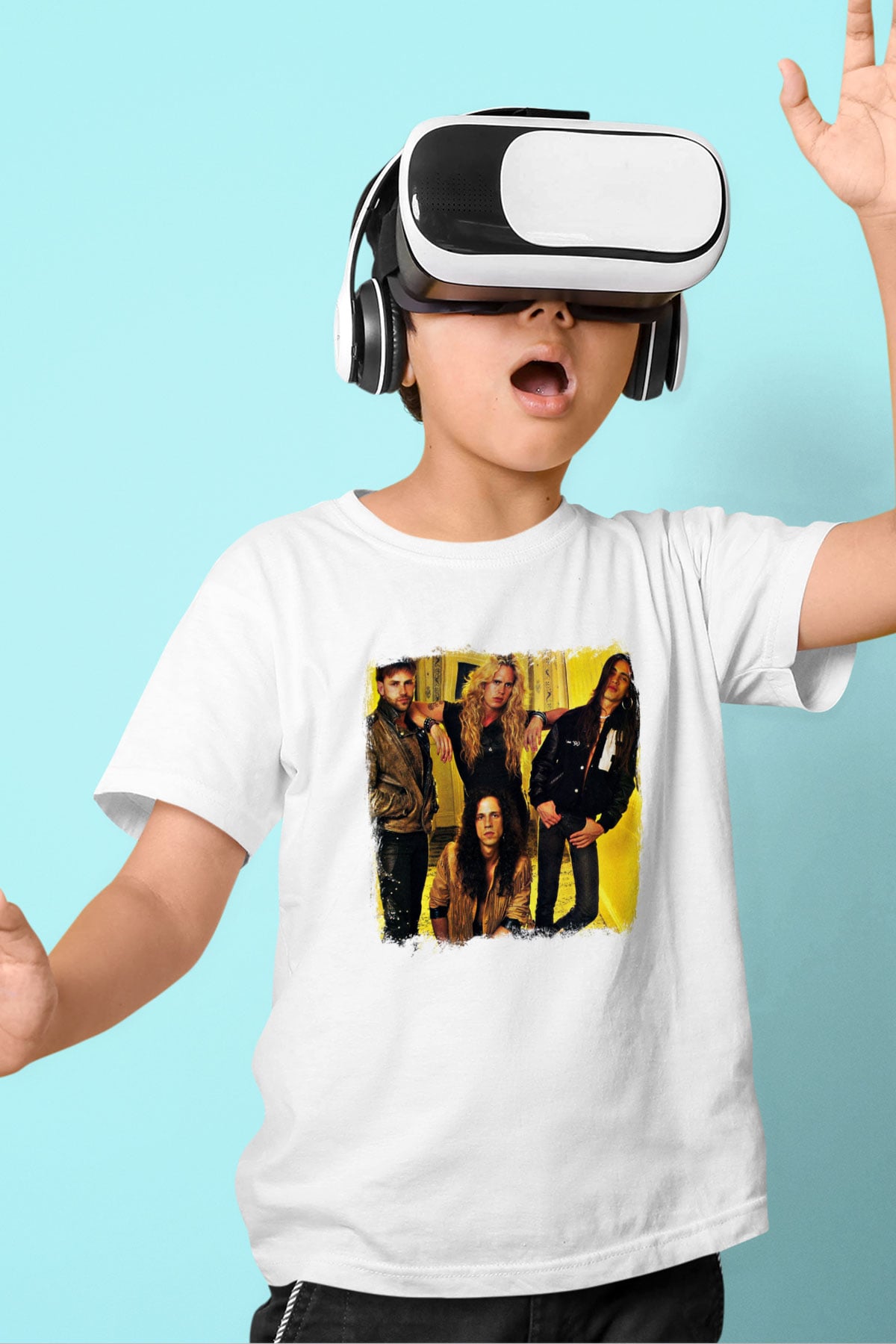 Extreme Baskılı Unisex Beyaz Çocuk Tişört